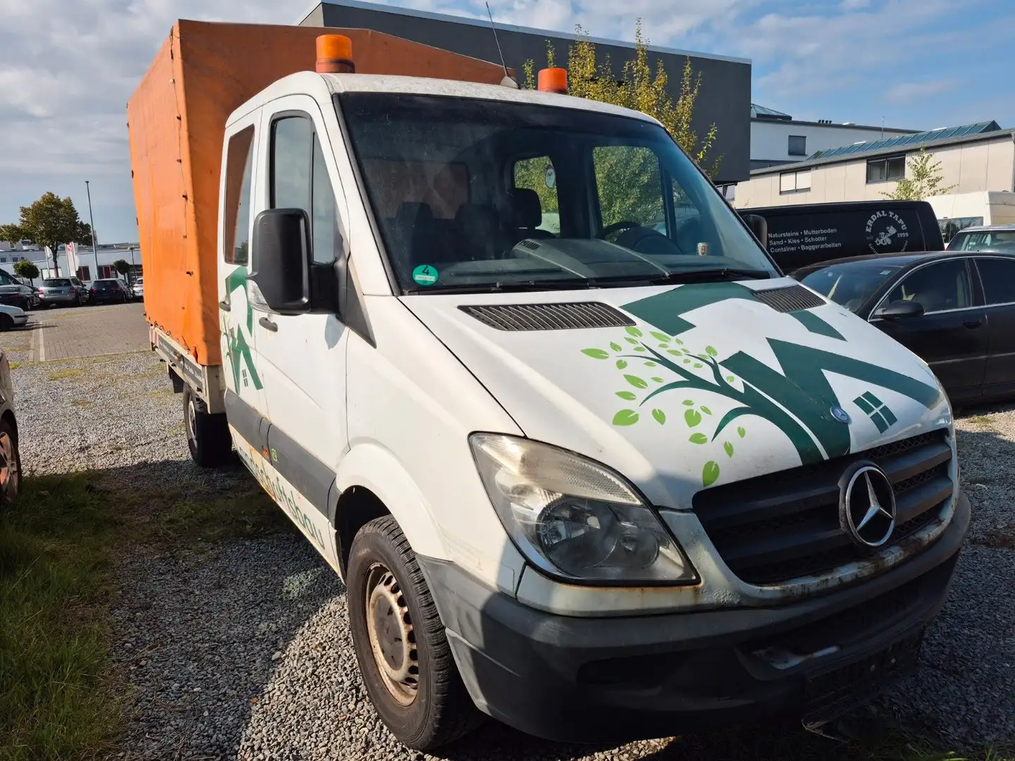 Mercedes-Benz Sprinter II Pritsche/Plane/DoKa 313 CDI Weiß - 2