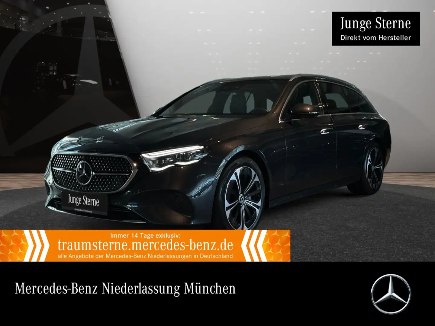 Mercedes-Benz E 300 de T Avantgarde Fahrass 360° Distr. AHK PTS Grau - 1