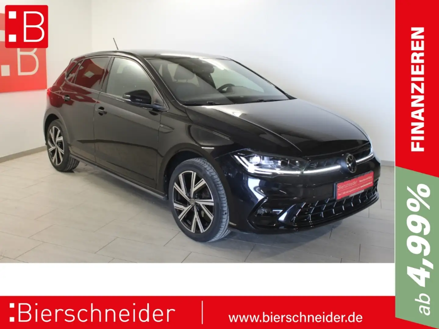 Volkswagen Polo 1.0 TSI DSG 2x R-Line 17 ACC MATRIX Schwarz - 1