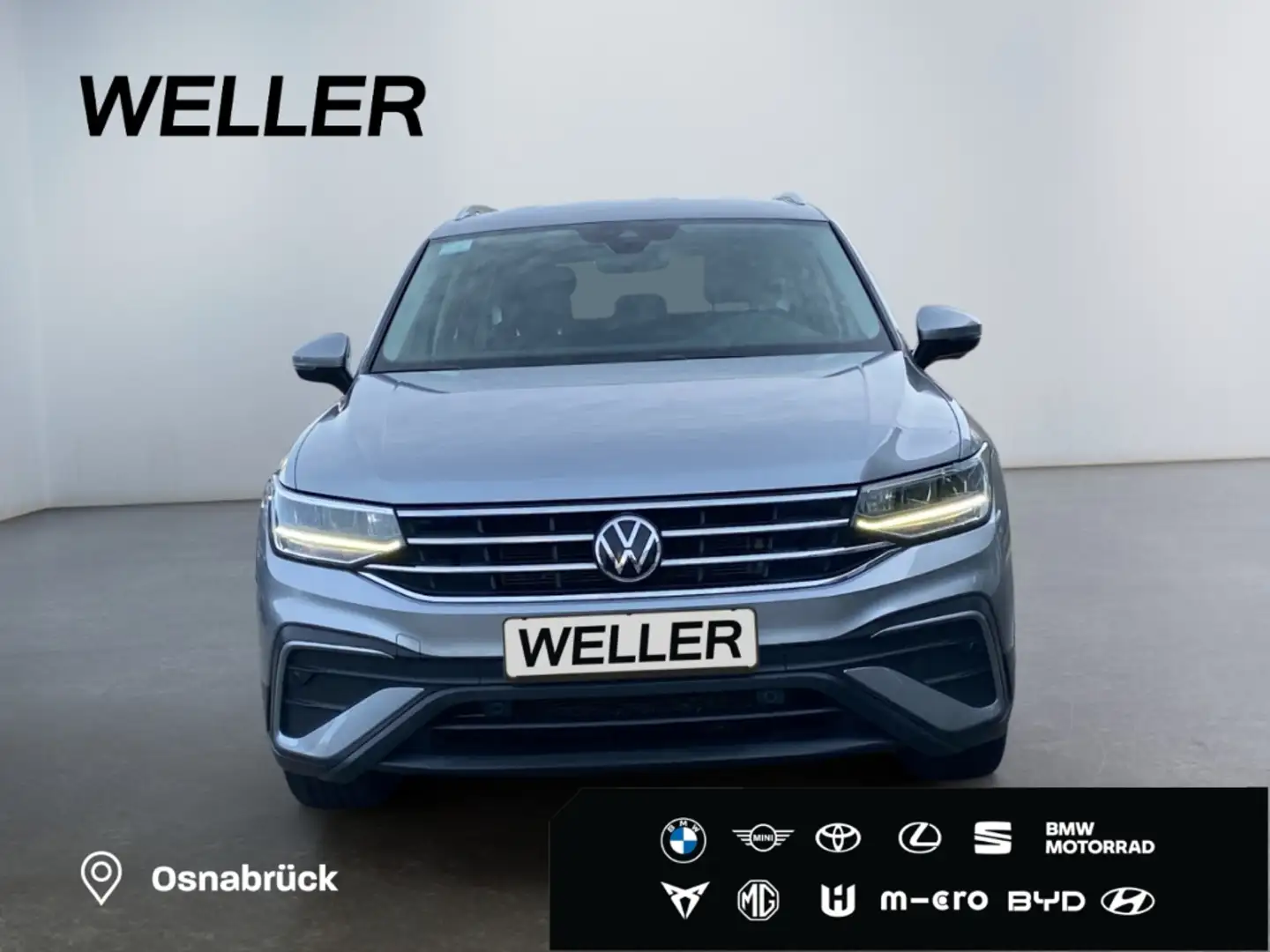 Volkswagen Tiguan Allspace 2.0 TDI DSG Life *HUD*CAM*Massage* Argent - 2