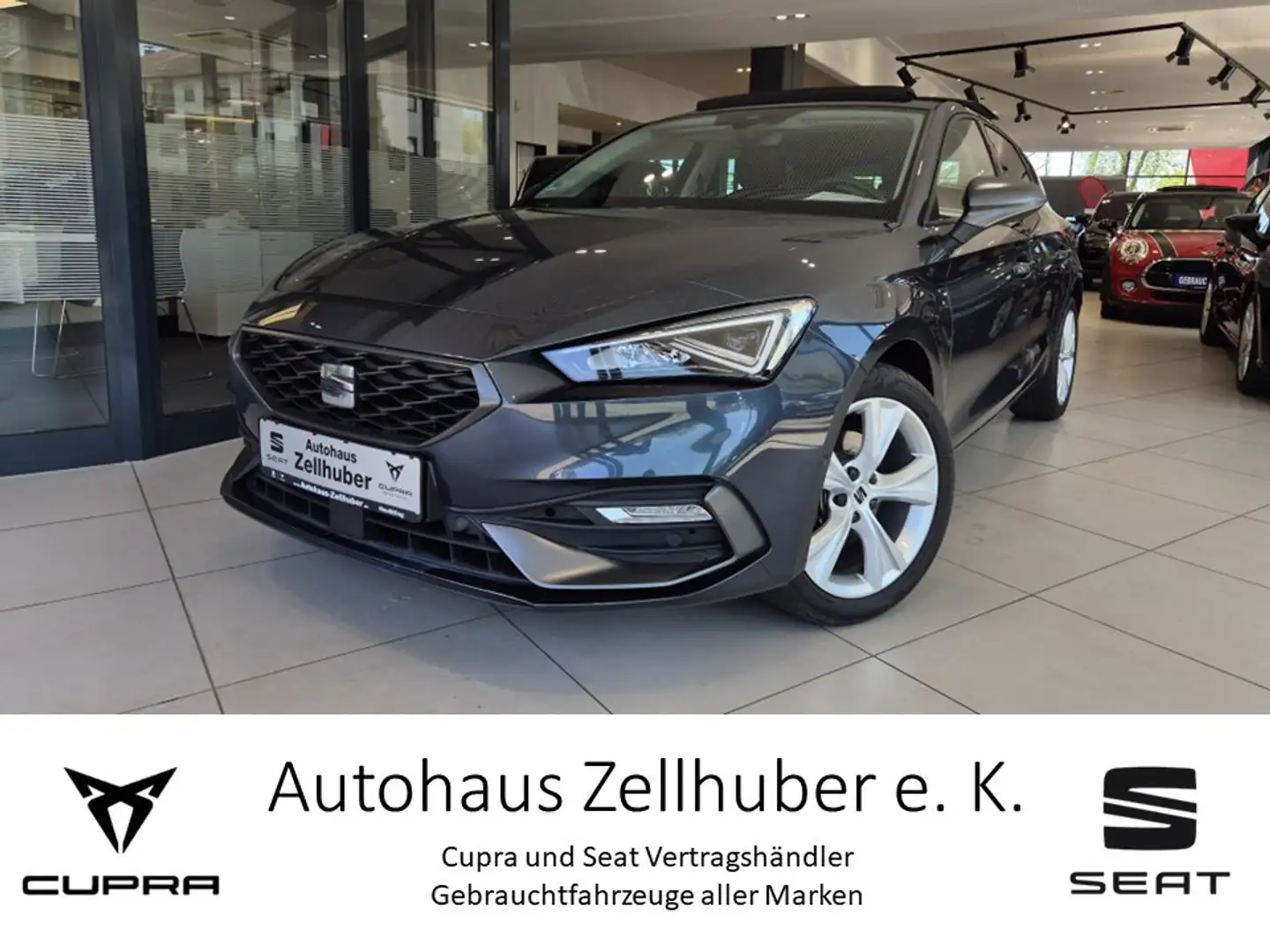 SEAT Leon 1.5 TSI FR *Apple/Android*Pano*Sitzhzg* Grau - 1