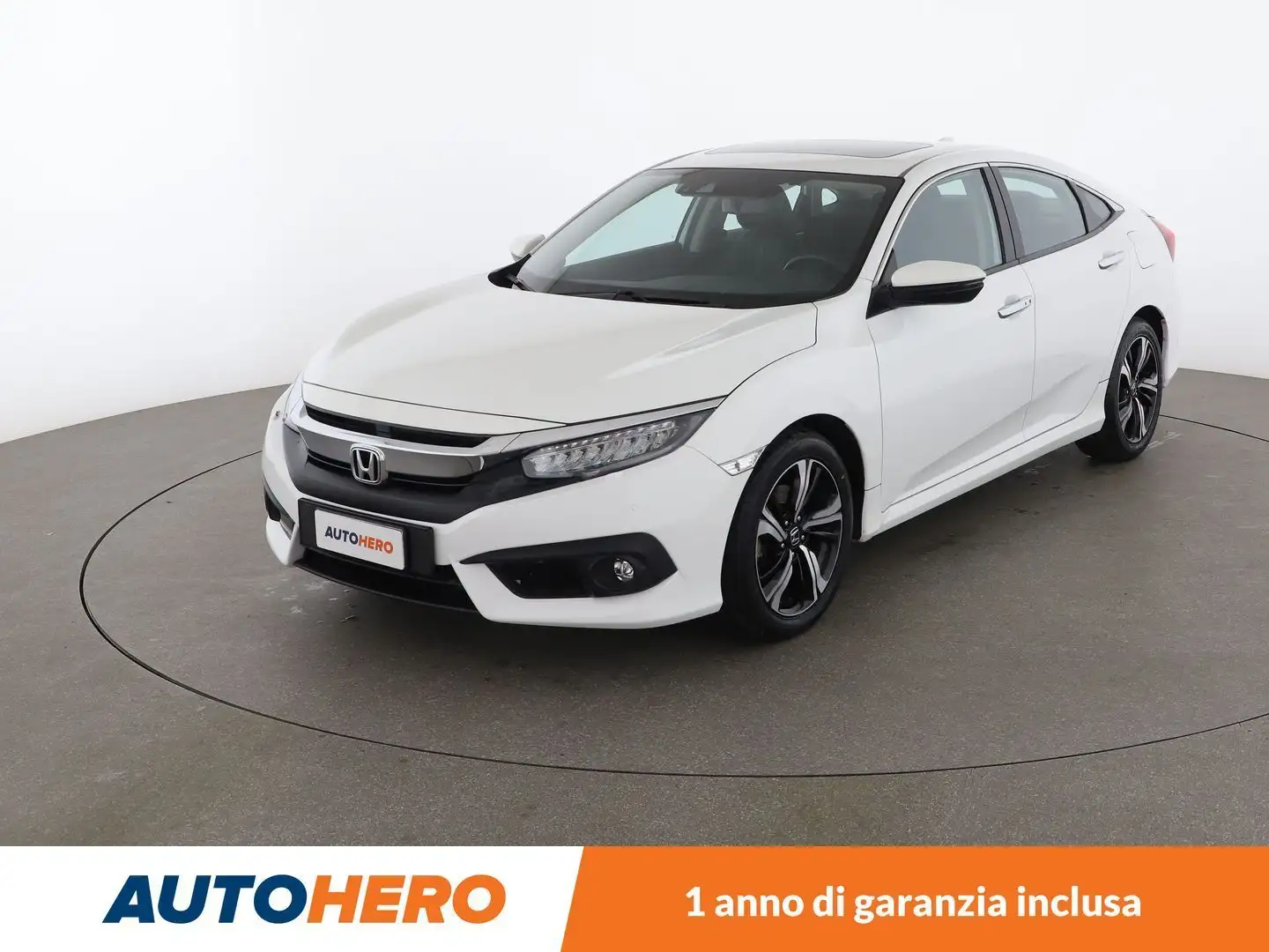 Honda Civic 1.6 DTEC Executive Blanc - 1