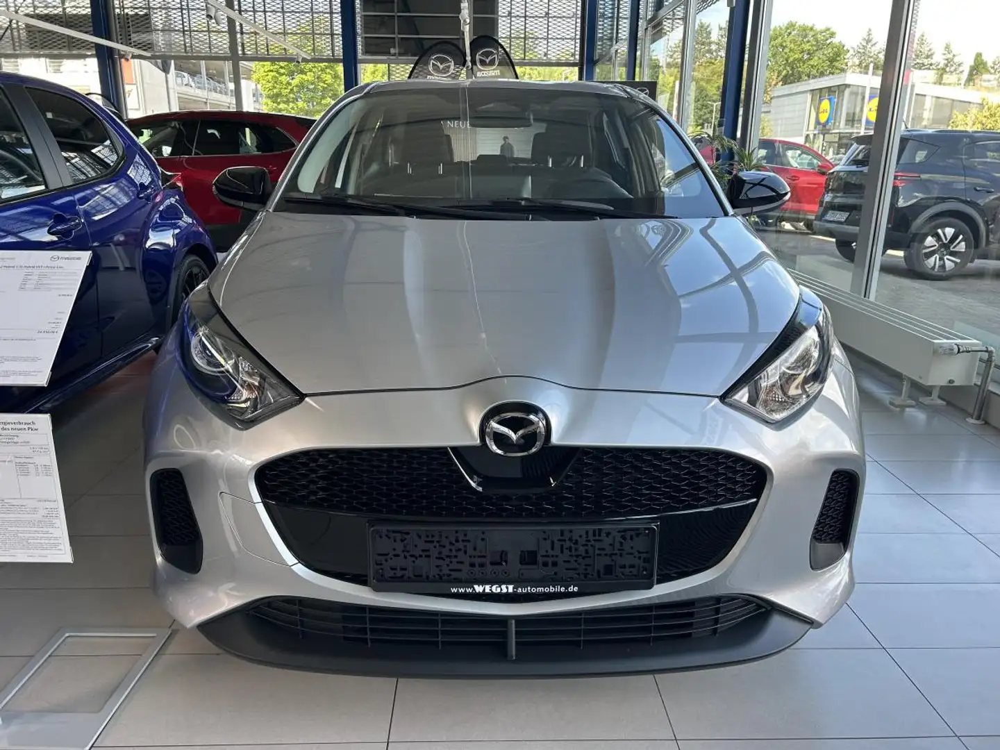 Mazda 2 Hybrid 1.5L VVT-i 116 PS e-CVT FWD PRIME-LINE Silber - 2