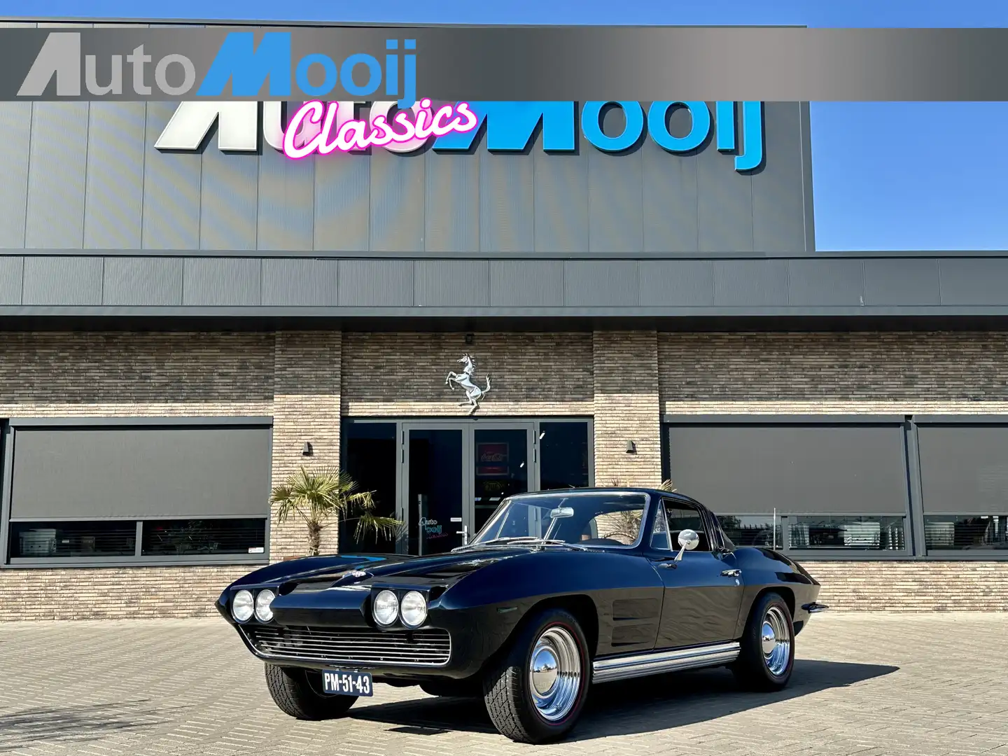 Corvette C2 Coupe Sting Ray Original 365 HP 'RE' 327 V8 *4-Spe Bleu - 1