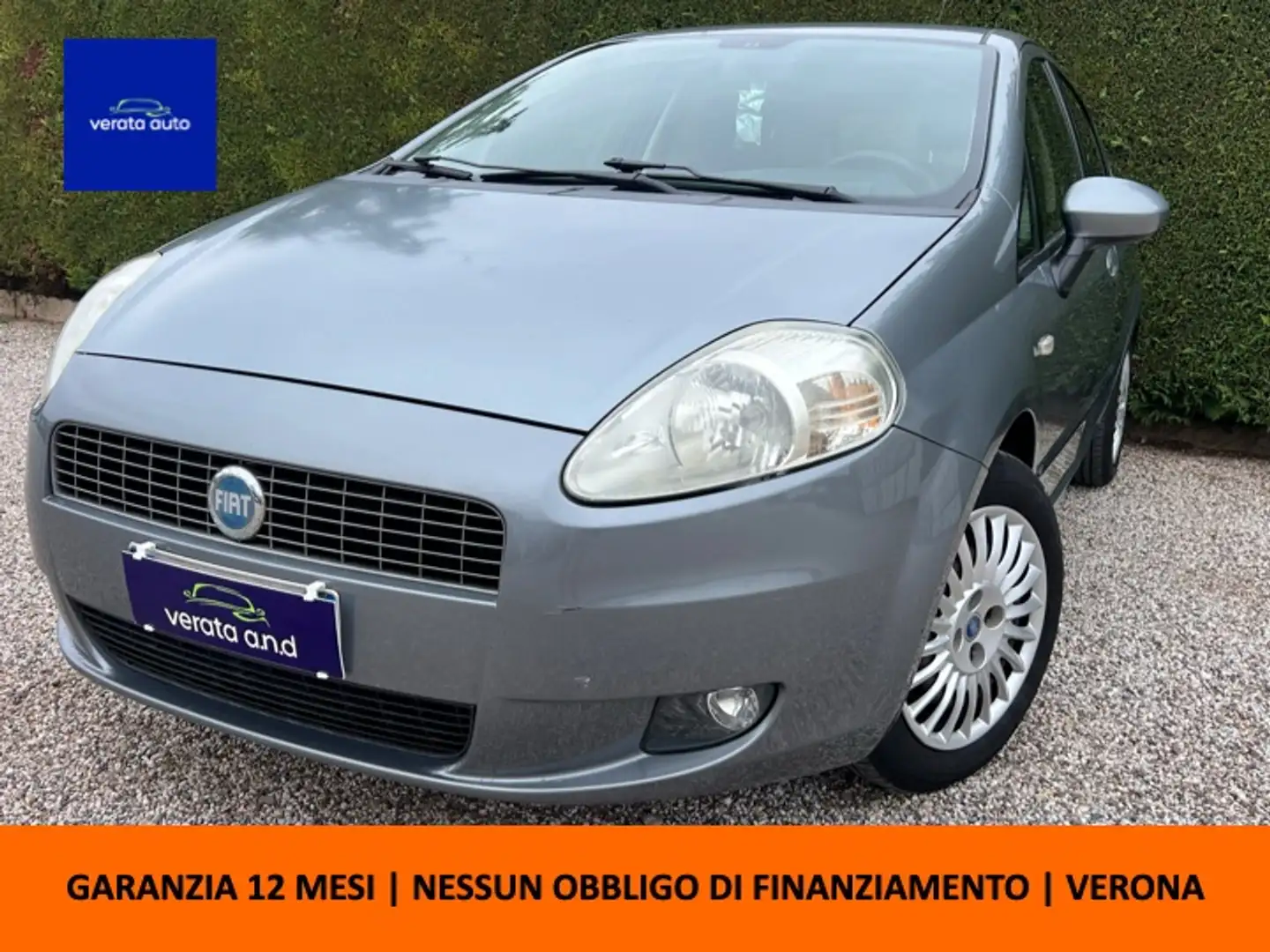 Fiat Grande Punto Grande Punto 5p 1.2 Active 65cv Gris - 1