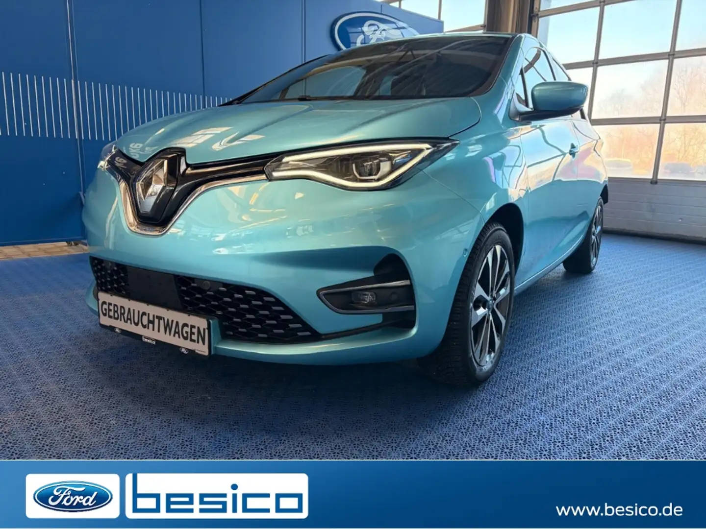 Renault ZOE Intens+PDC+NAV+BLIS+LED+USB+SHZ+Tempomat+LMF Blau - 1