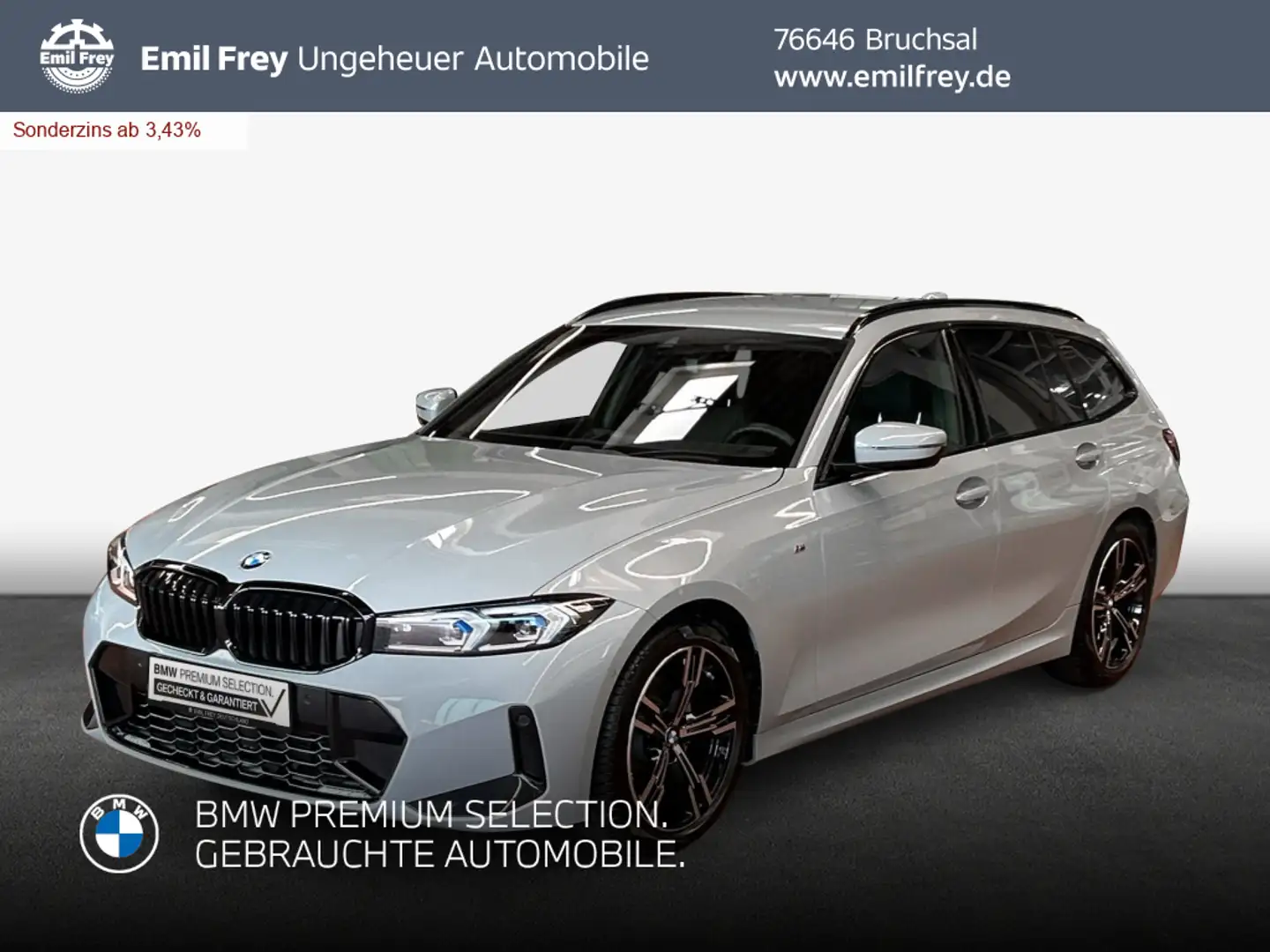 BMW 320 i Touring Aut. *DrivingAssist* Grau - 1