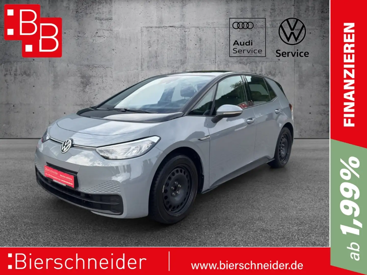Volkswagen ID.3 Pro Perf. WÄRMEPUMPE DAB APP-CONNECT Grau - 1