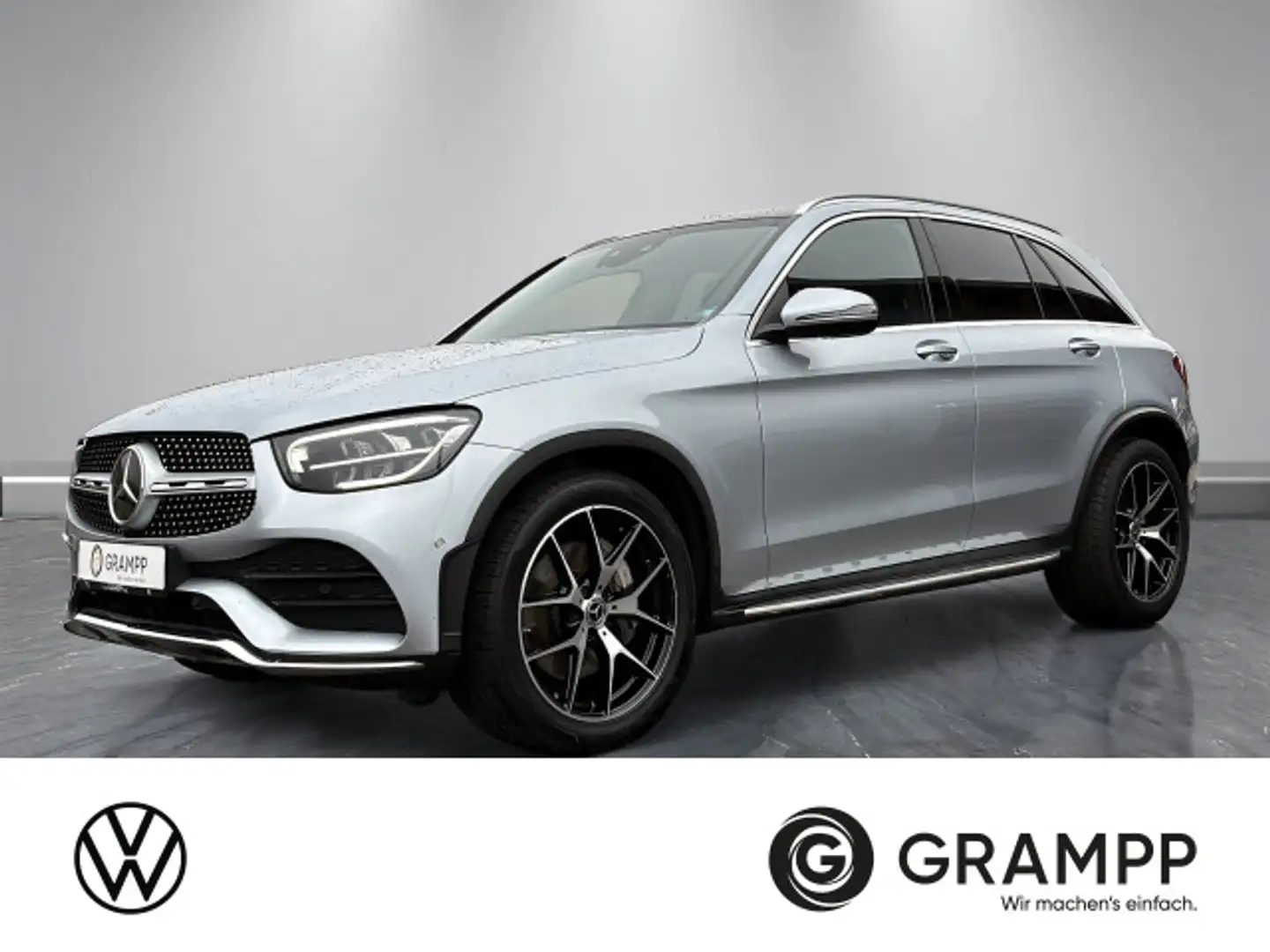 Mercedes-Benz GLC 300 d AMG-Line 4Matic +AHK+BUSINESS+HIGH-END Argent - 1
