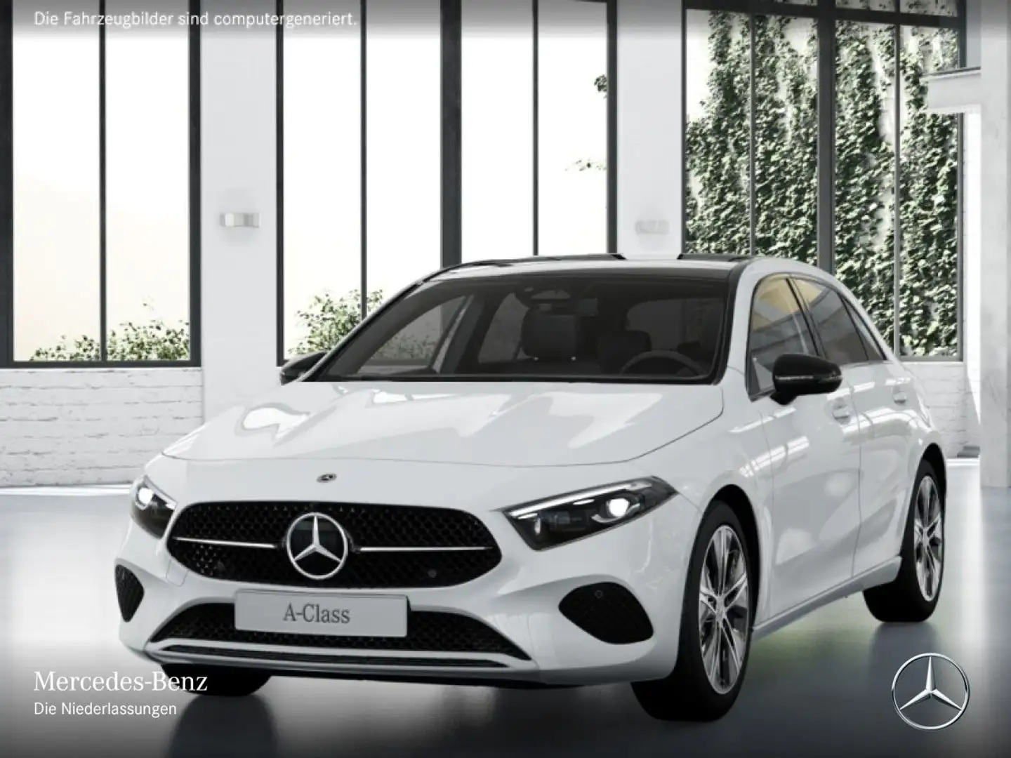 Mercedes-Benz A 200 PROGRESSIVE+NIGHT+PANO+MULTIBEAM+KAMERA+7G Weiß - 2