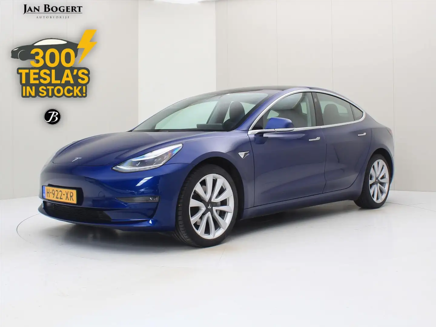 Tesla Model 3 Long-Range AWD 351pk 75 kWh [ TREKHAAK+AUTOPILOT+1 Blauw - 1
