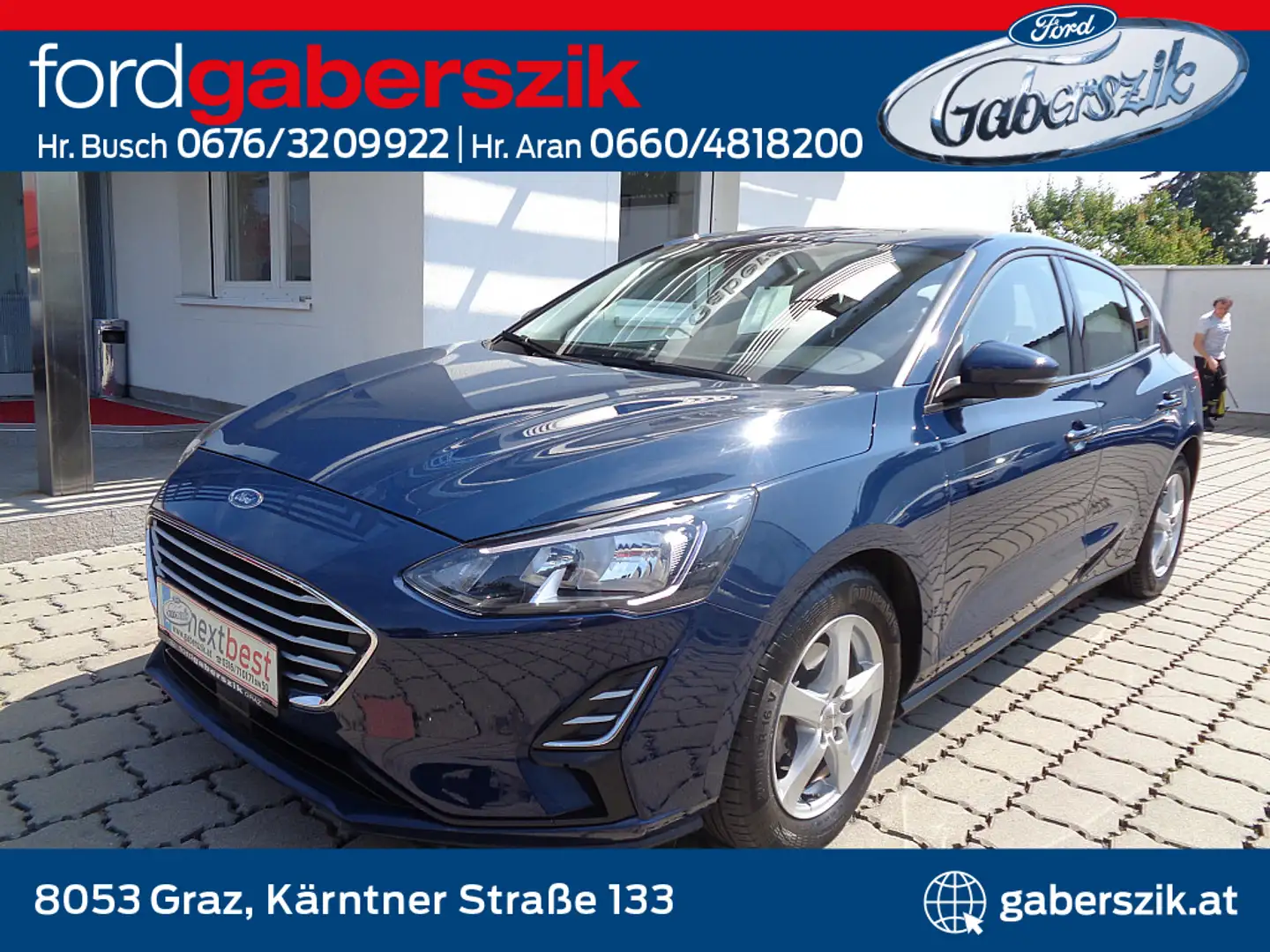 Ford Focus 1,0 EcoBoost Trend Azul - 1
