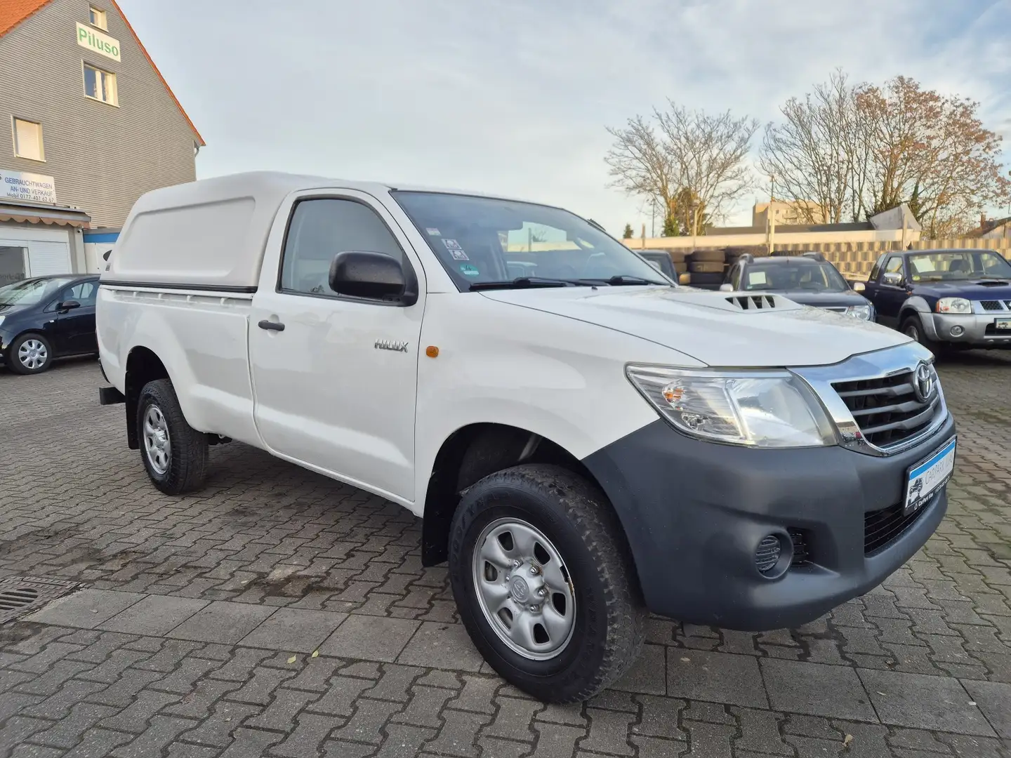 Toyota Hilux Single Cab **19%MWST/LKW-Zl./1. Hand/nur 74 Tkm** Білий - 1
