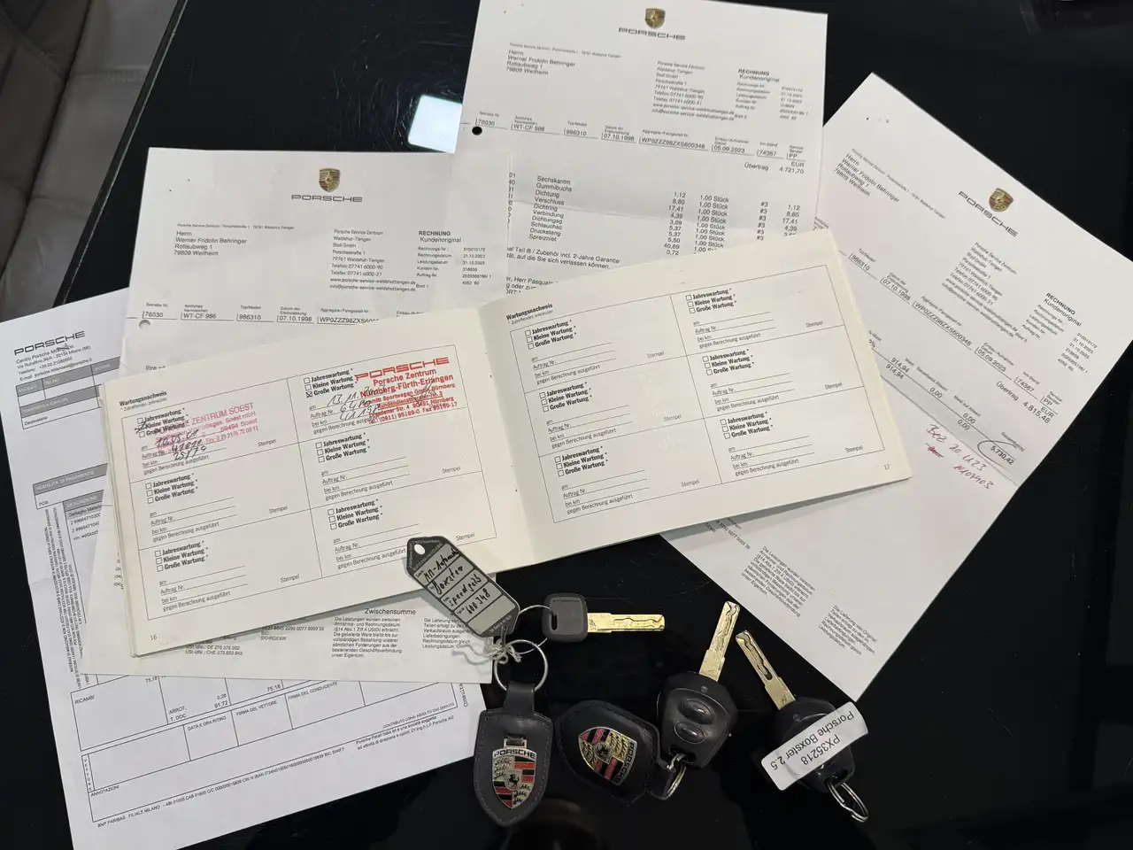 Porsche Boxster 2.5 SERVICE BOOK, foto 7