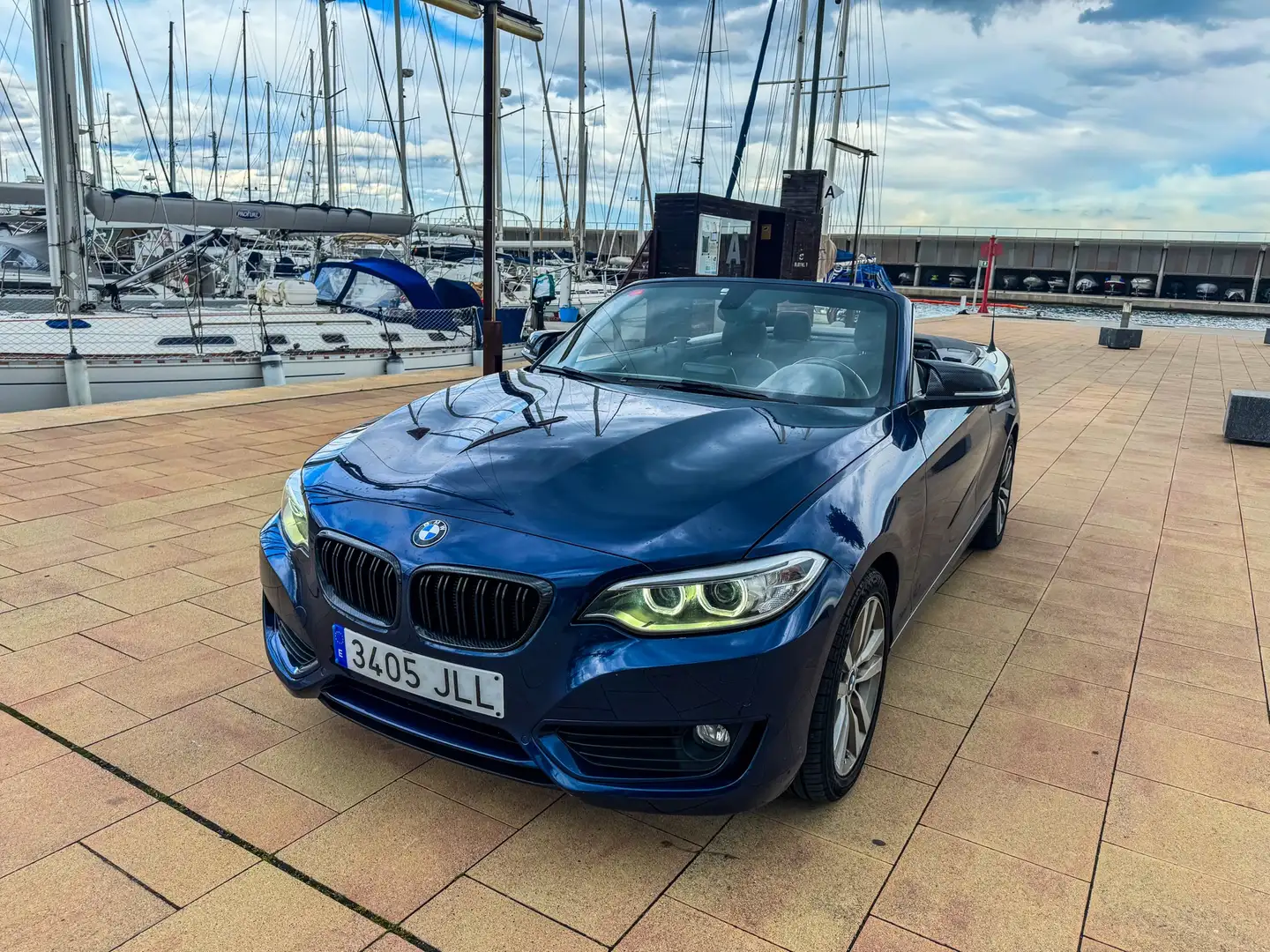 BMW 218 218dA Cabrio Azul - 2