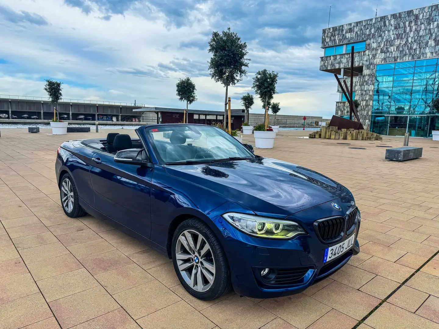 BMW 218 218dA Cabrio Azul - 1