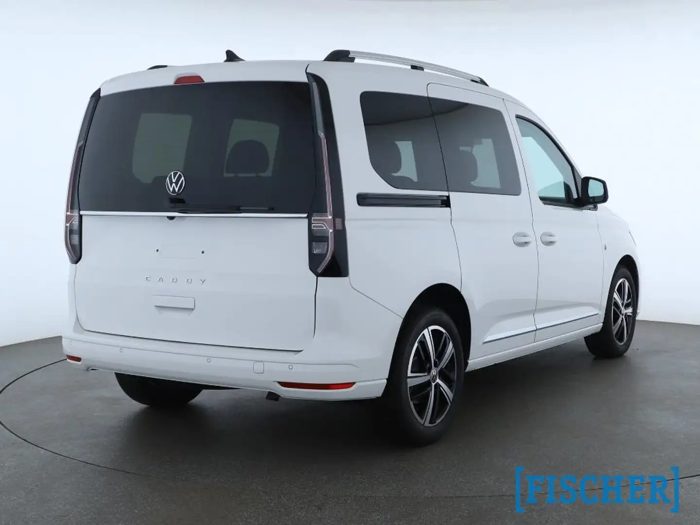 Volkswagen Caddy Style 2.0TDI DSG Navi Light Assist Rear View Weiß - 2