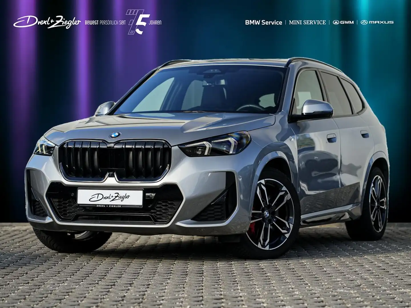 BMW X1 xDrive20d M-SportPRO 19" AHK GSD ACC HuD H&K Silber - 1