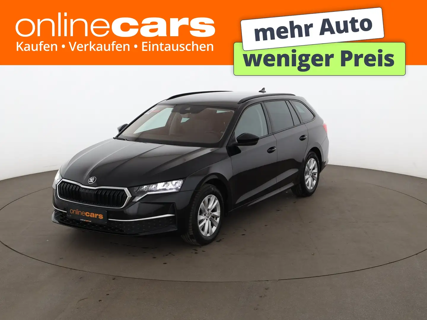 Skoda Octavia Combi 2.0 TDI Selection Aut LED RADAR NAV Schwarz - 1