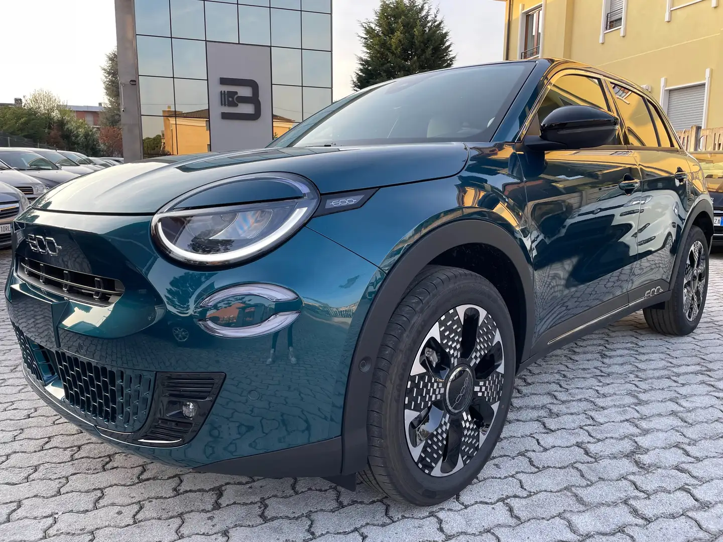 Fiat 600 1.2 hybrid La Prima 100cv auto SENZA FINANZIAMENTO Verde - 1