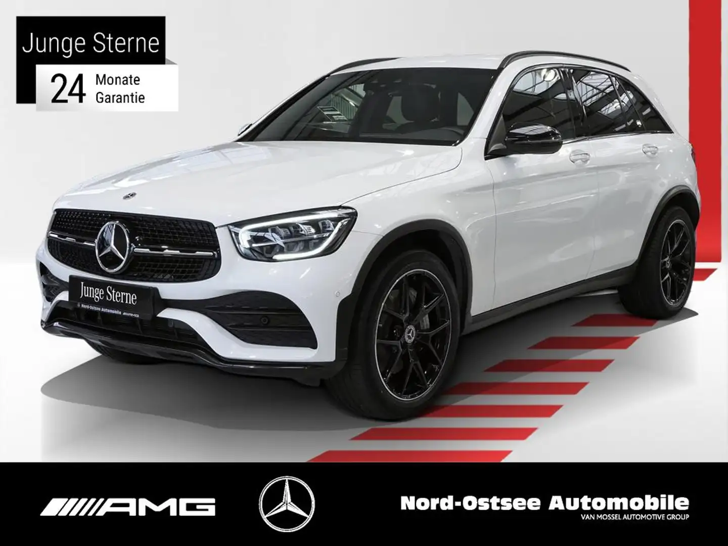 Mercedes-Benz GLC 300 4M AMG AHK Distro. LED Kamera Night SHZ Bianco - 1