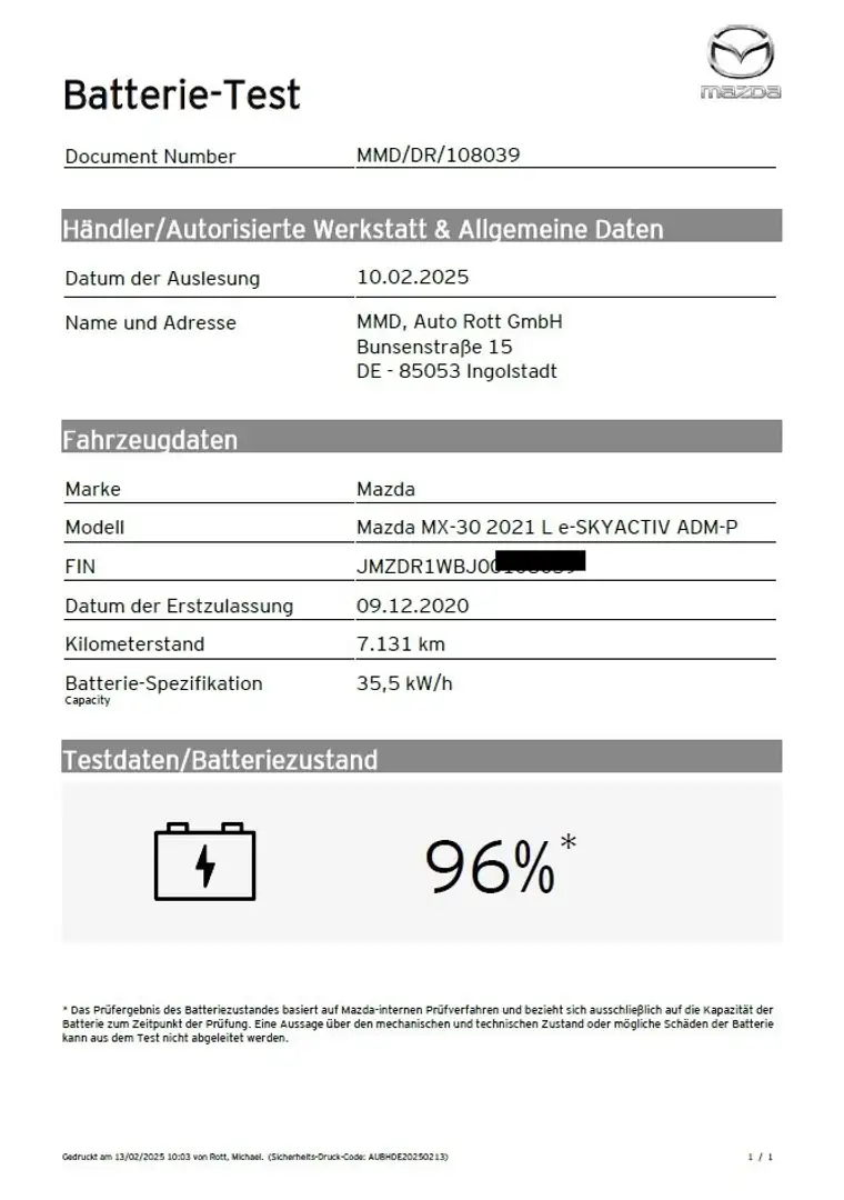 Mazda MX-30 EV Elektro Advantage Matrix-LED Navi ACC Head-Up Schwarz - 2