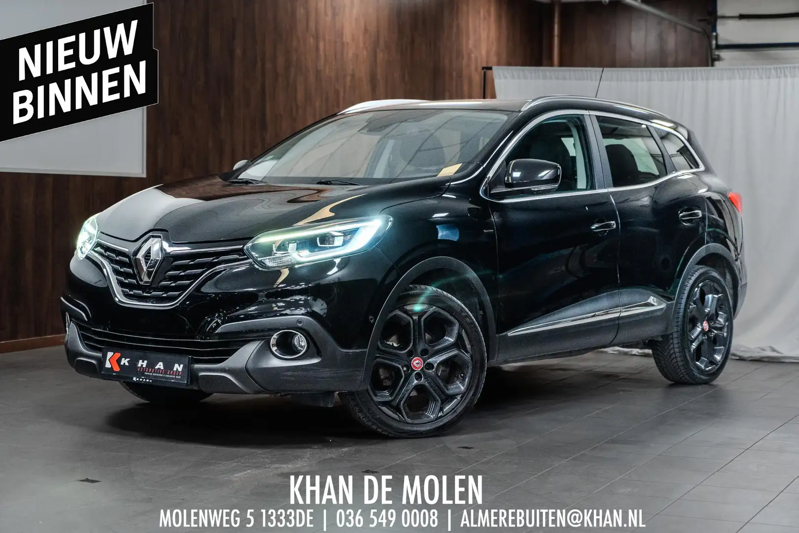 Renault Kadjar 1.2 TCe Bose Full Option|Pano|Camera|Elektrische S Zwart - 1