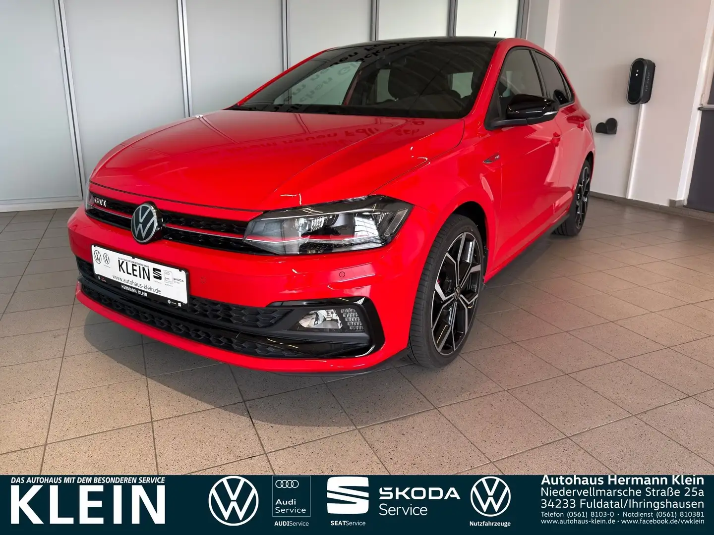 Volkswagen Polo GTI 2.0 TSI ACC, LED, Navi Rot - 1