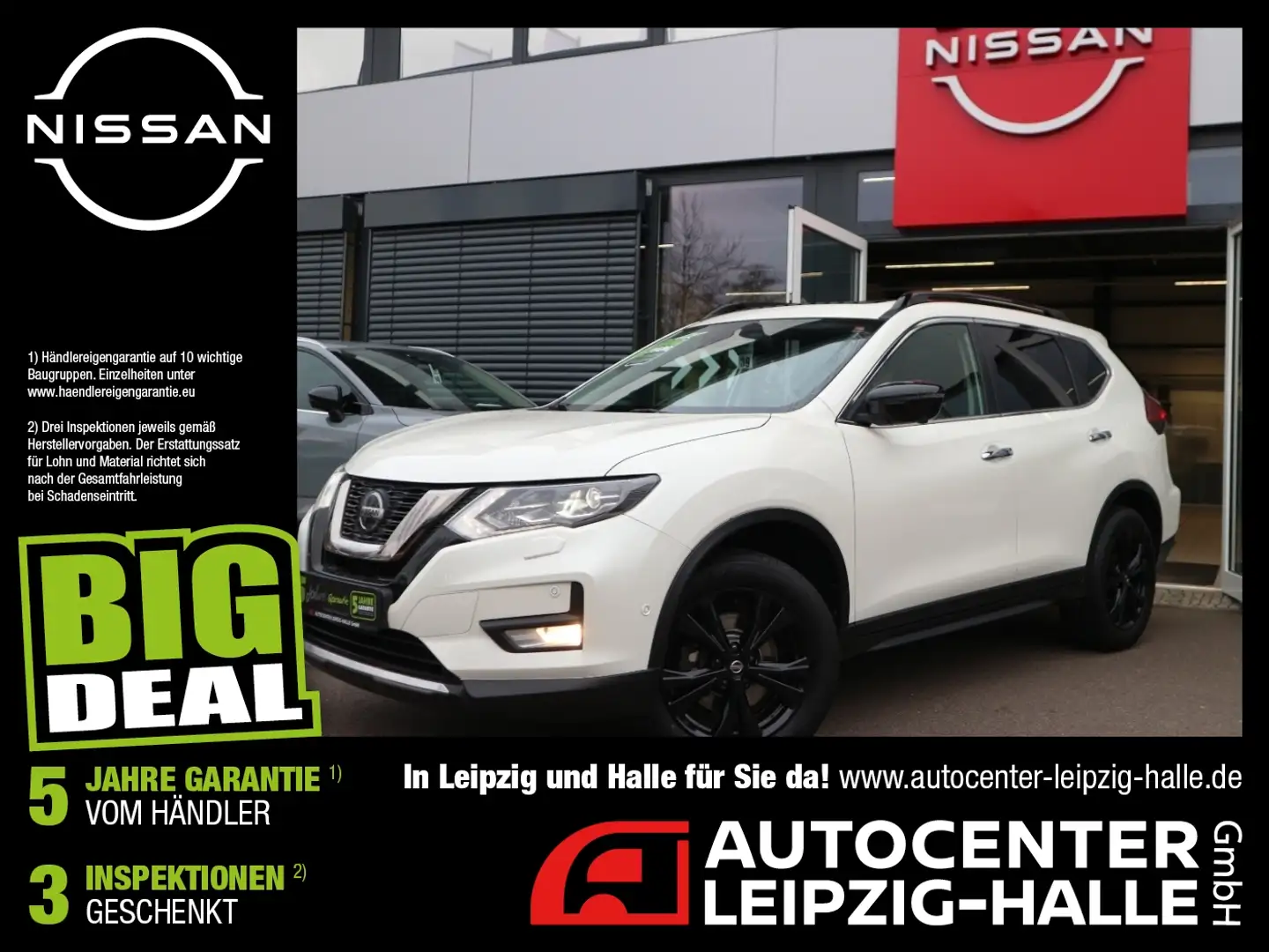 Nissan X-Trail 1.3 DIG-T DCT N-Design LED+7 Sitze+Pano Bianco - 1