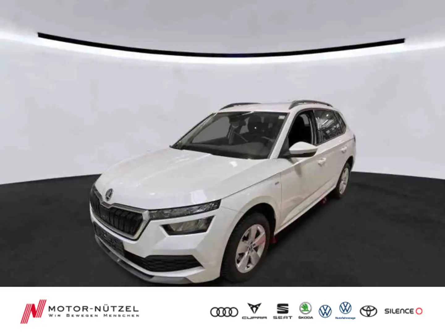 Skoda Kamiq 1.5 TSI TOUR LED+NAVI+APP+DAB+GRA+SHZ+PDC Weiß - 1