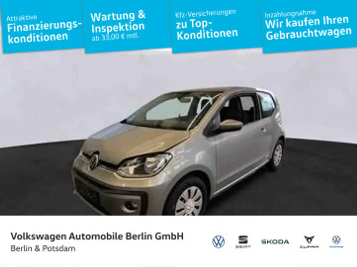Volkswagen up! 1.0 move up Klima SHZ Telefon Silber - 1