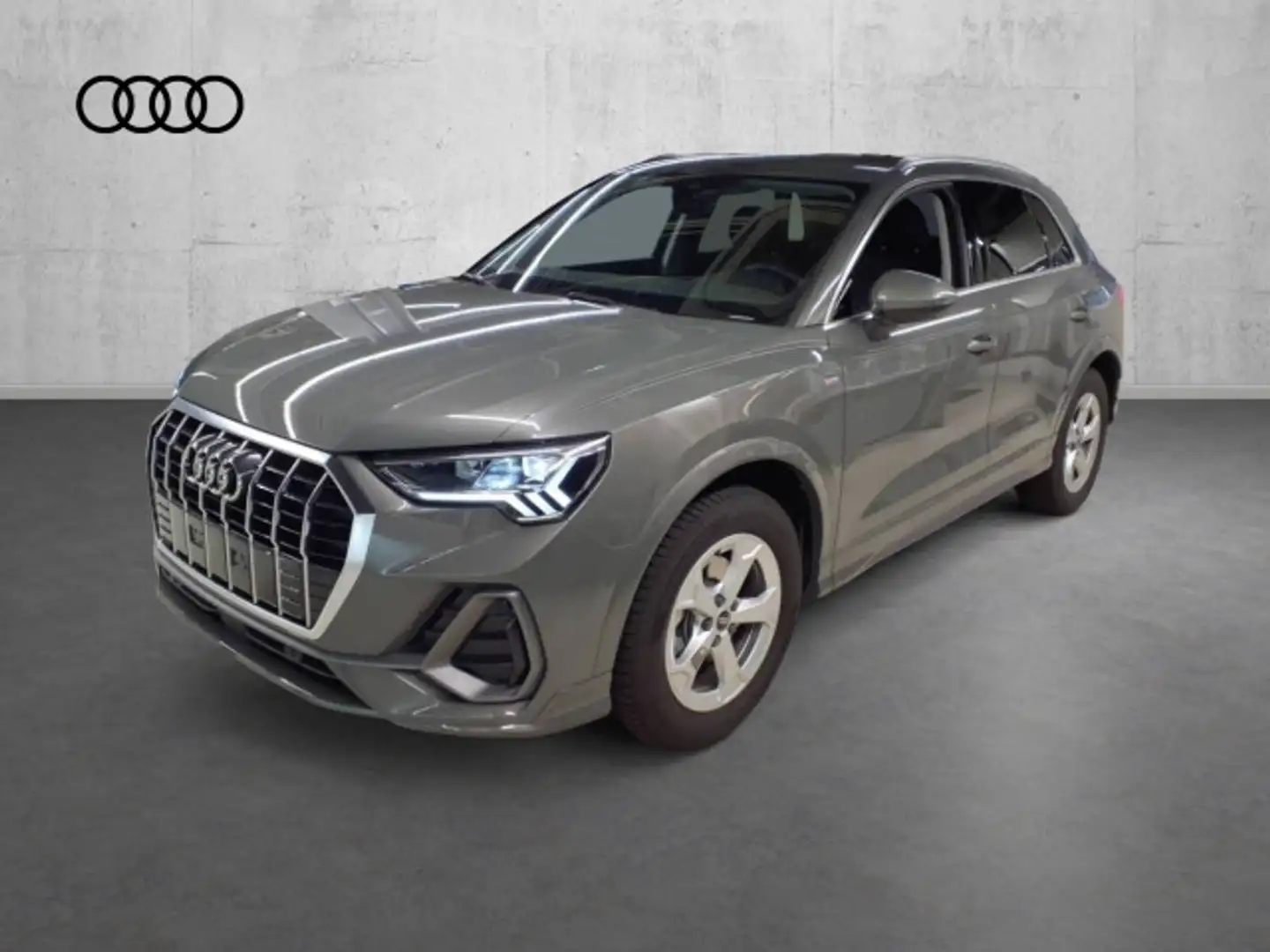 Audi Q3 35 TFSI S LINE LM19 AHK SPORTSITZE NAVI+ Gris - 2