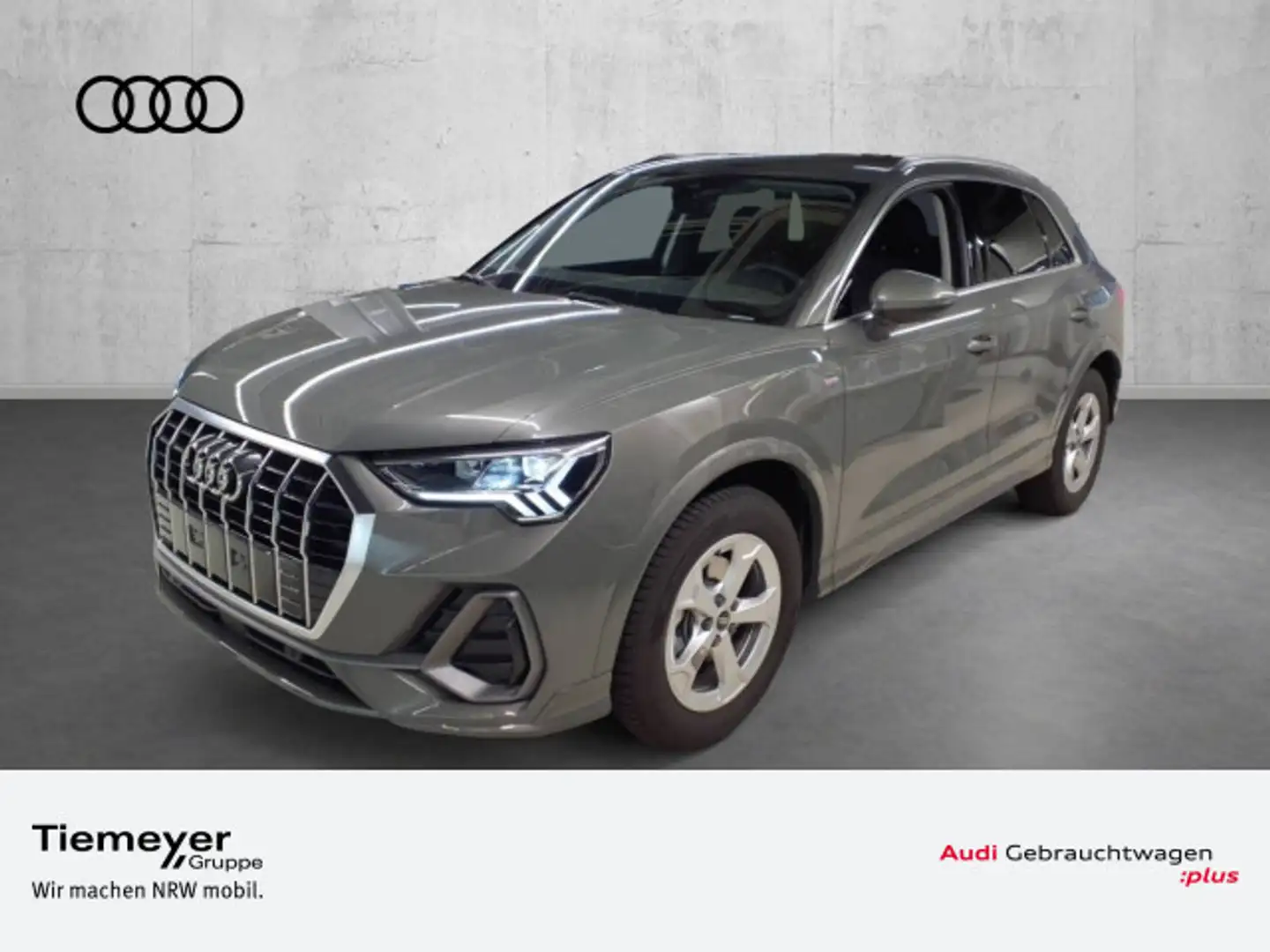 Audi Q3 35 TFSI S LINE LM19 AHK SPORTSITZE NAVI+ Gris - 1
