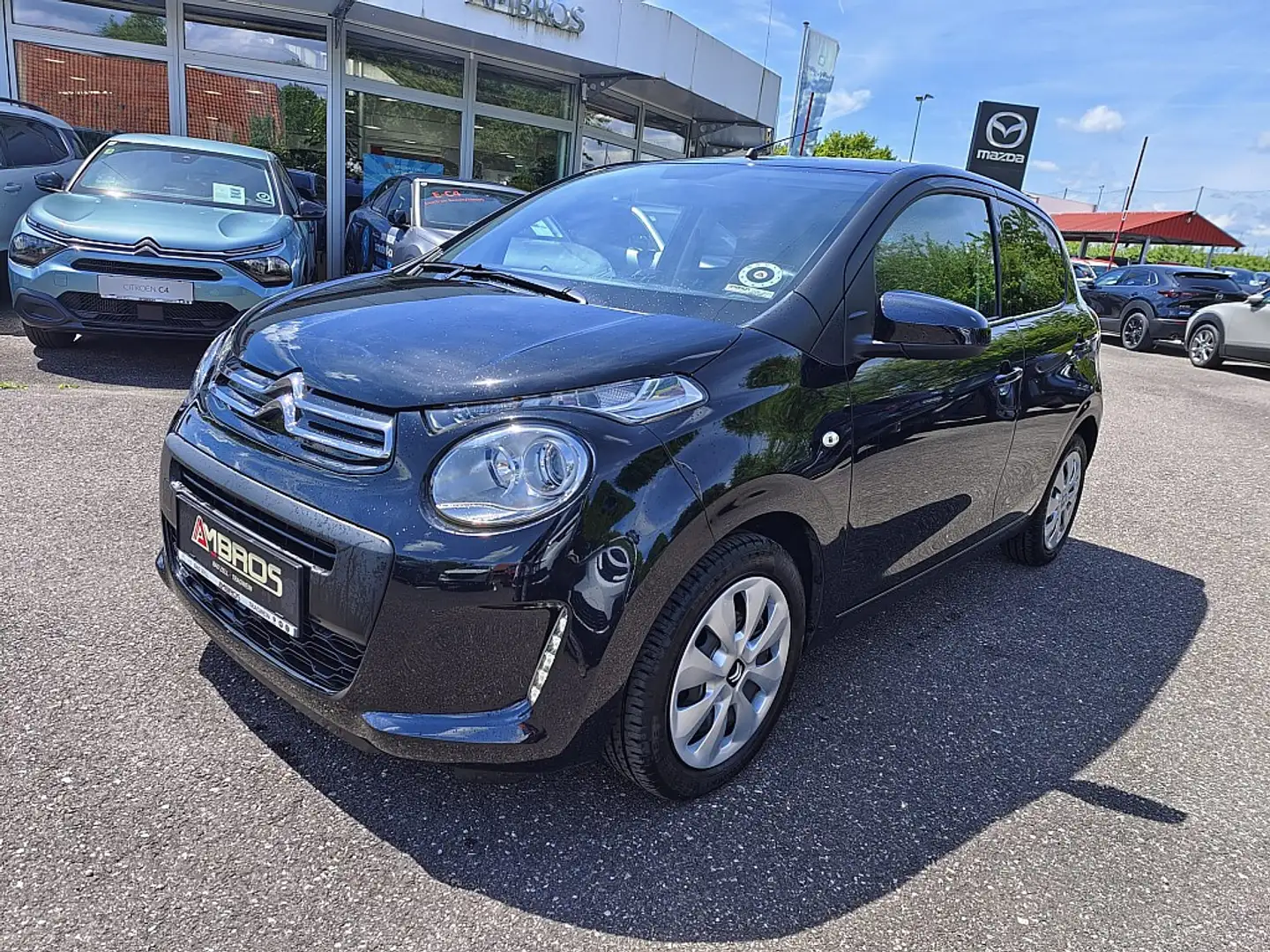 Citroen C1 VTi 72 manuell Feel Schwarz - 1
