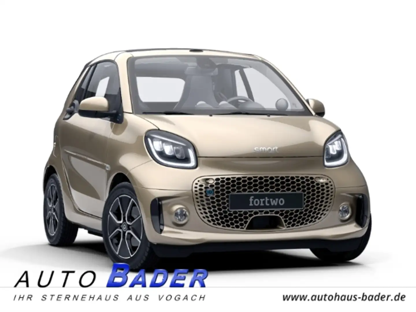 smart forTwo EQ Cabrio Passion Exclusive 22kW JBL LED Zlatá - 1