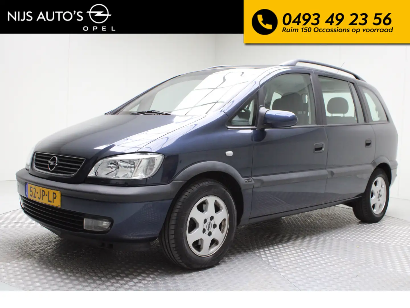 Opel Zafira 1.8-16V Elegance | automaat | trekhaak | airco | r Blauw - 1