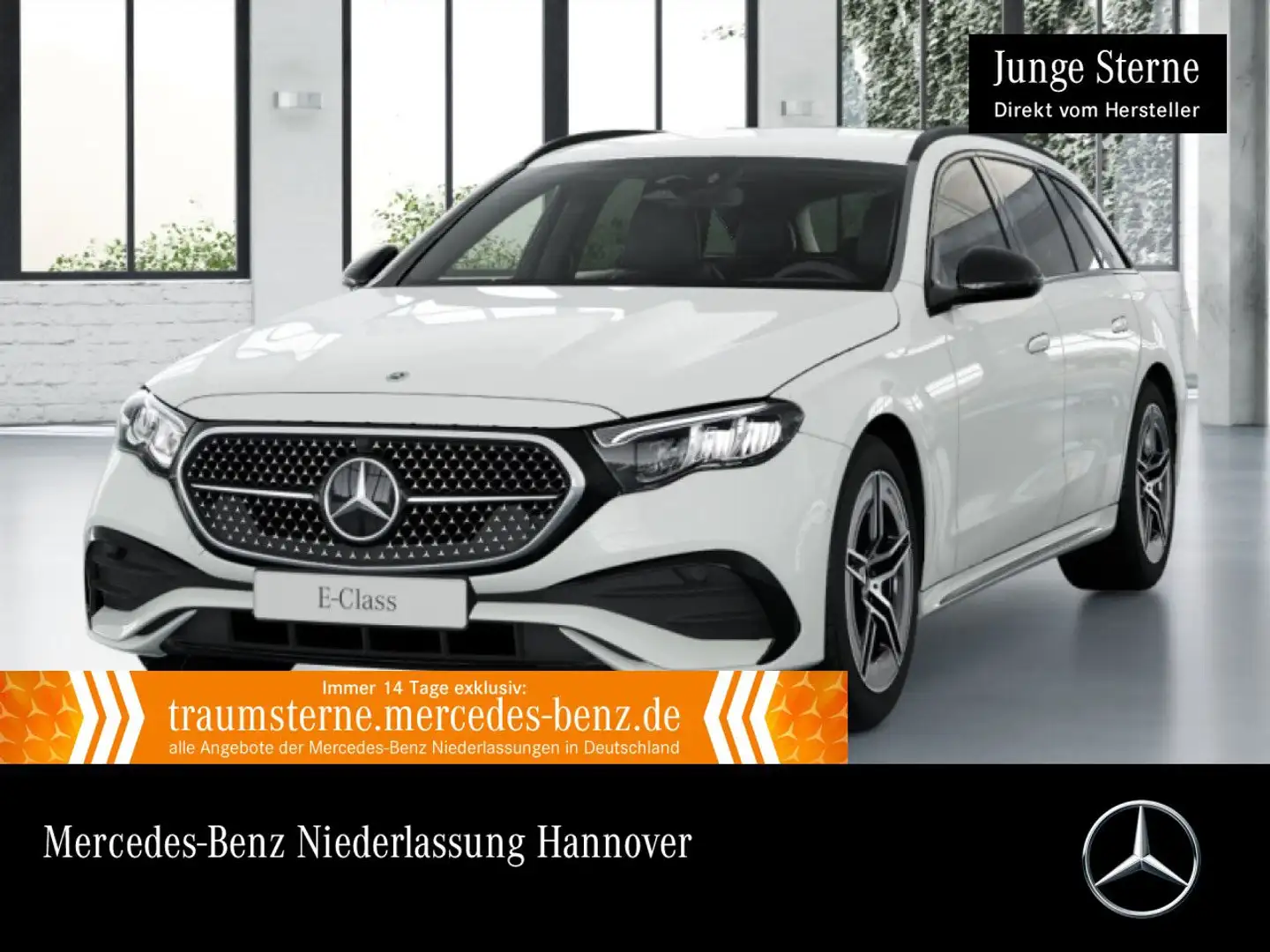 Mercedes-Benz E 200 T AMG Distr. LED Night Kamera Spurhalt-Ass Blanc - 1
