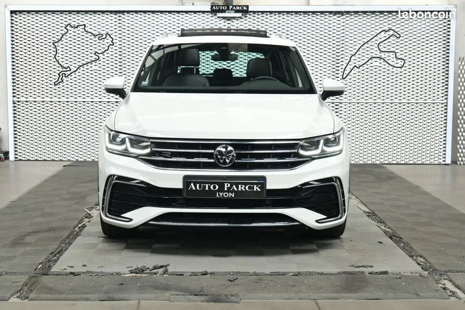 Volkswagen Tiguan 1.4e hybrid 245ch dsg6 r line exclusive 1ere main  Blanc - 2