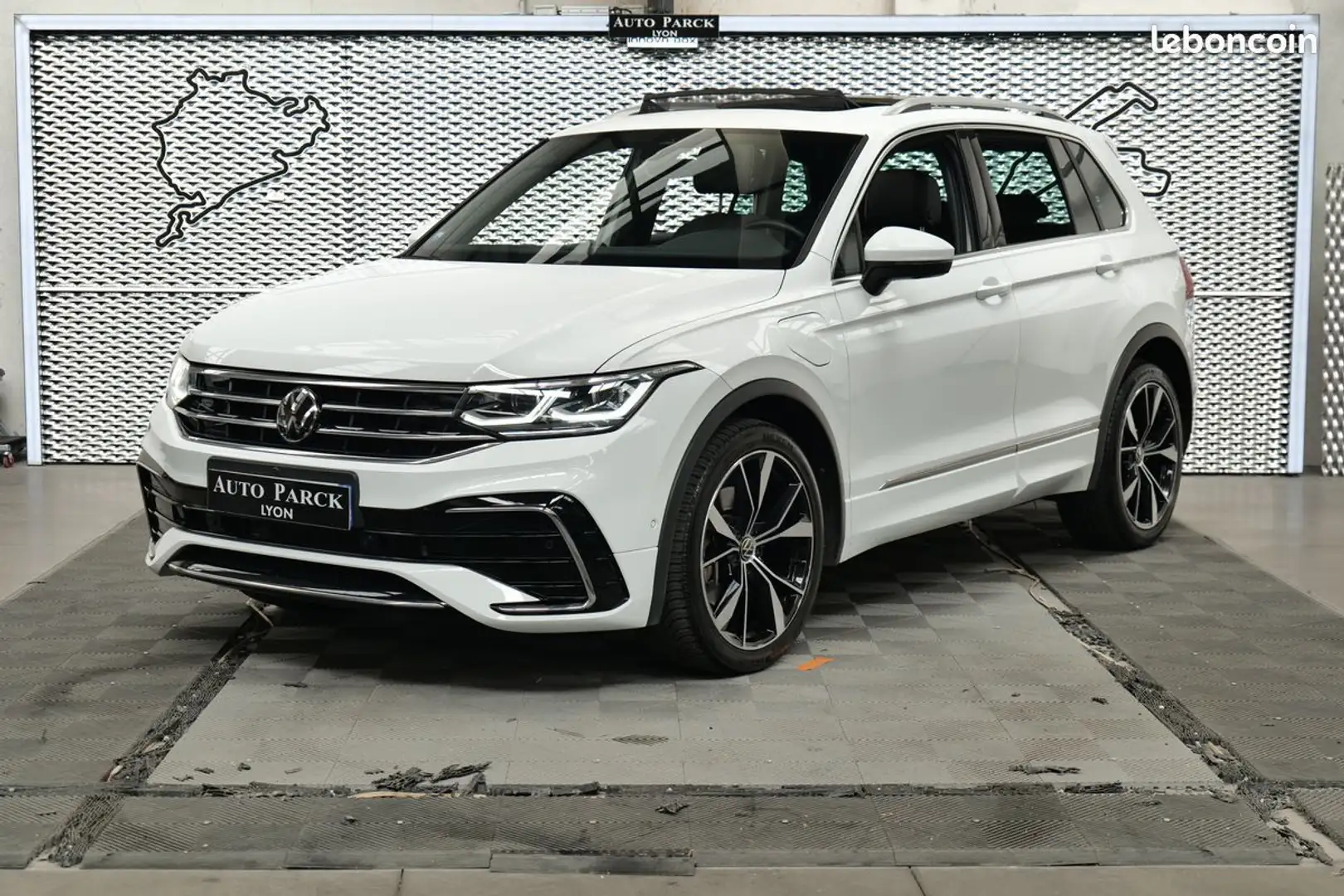Volkswagen Tiguan 1.4e hybrid 245ch dsg6 r line exclusive 1ere main  Blanc - 1