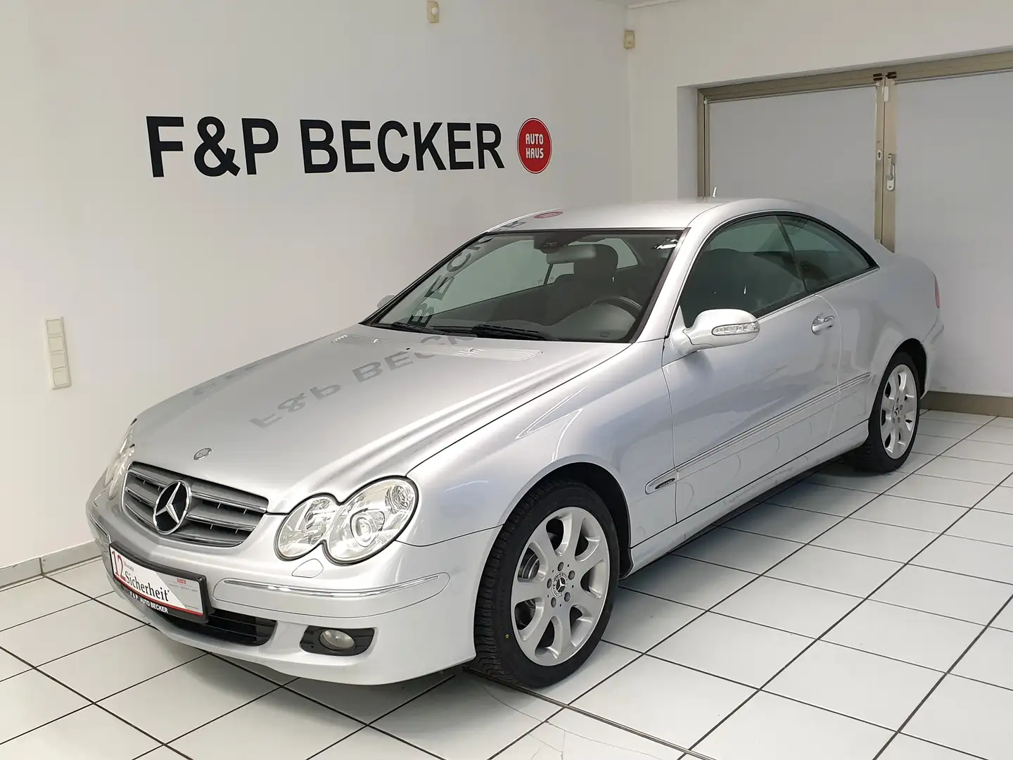 Mercedes-Benz CLK 200 Coupe Kompressor Automatik Elegance 2.Hand Leder Argent - 1