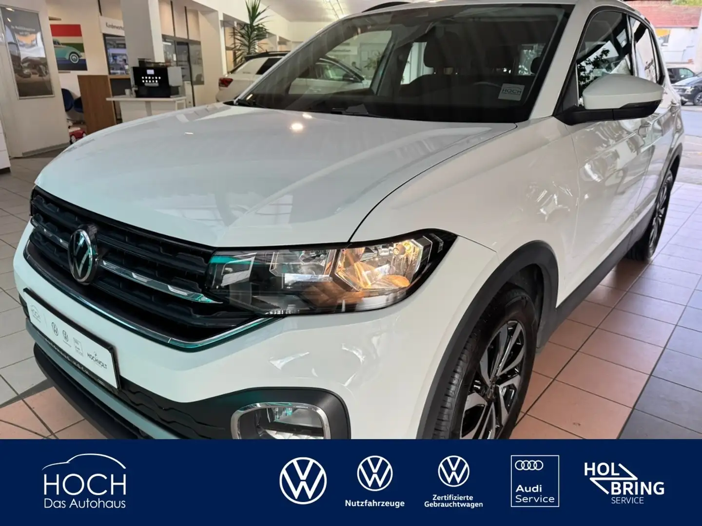 Volkswagen T-Cross 1.0 TSI Active ACC+App-Connect Blanc - 1