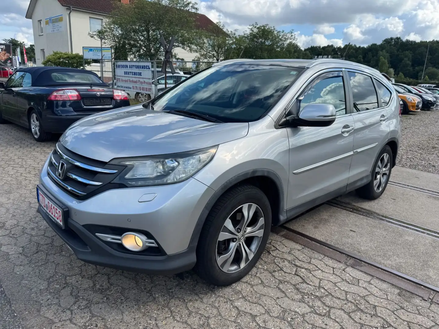 Honda CR-V Executive 4WD*Kamera*Xenon*Pano*Leder*Navi* Silber - 1