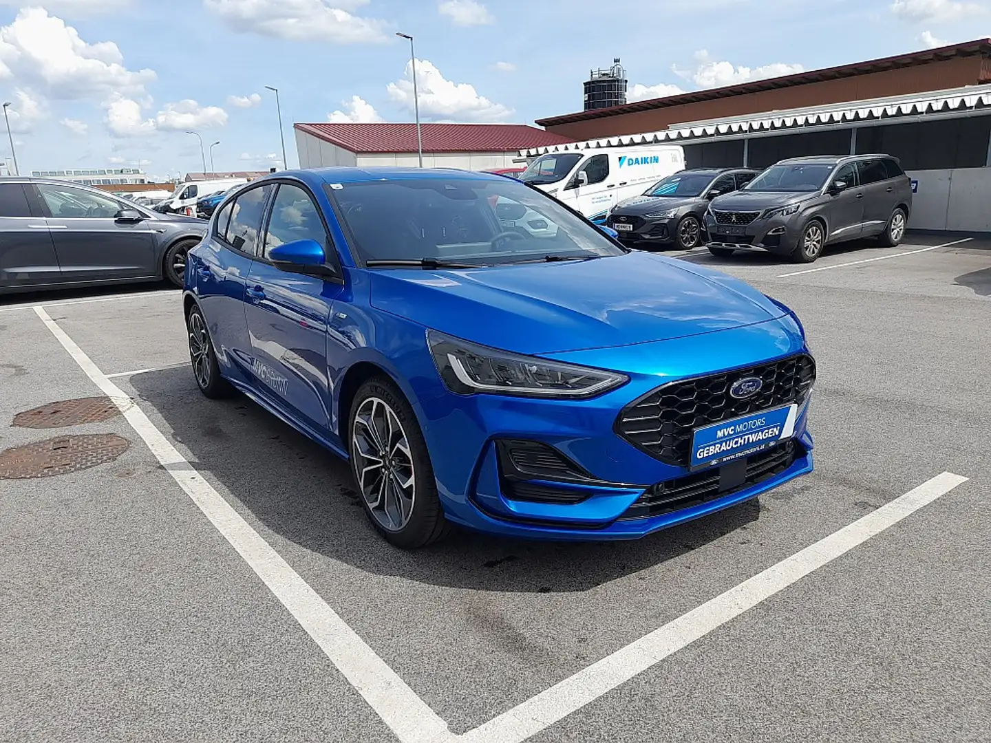 Ford Focus 1,5 EcoBlue ST-Line X Aut. Blau - 2