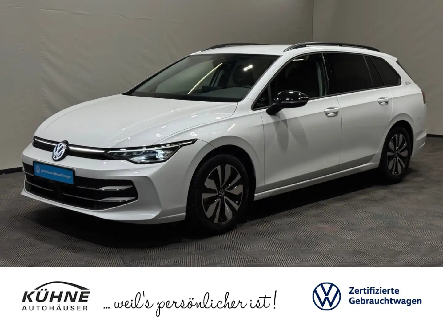 Volkswagen Golf Variant Goal 1.5 eTSI DSG | LED+ NAVI AHK Blanc - 1