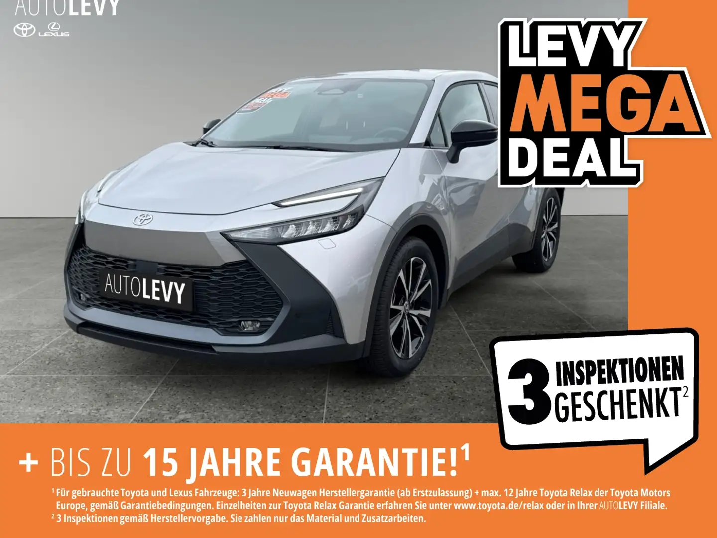 Toyota C-HR 1.8 Hybrid Style LED*PDC*Carplay*SHZ*LHZ Silber - 1