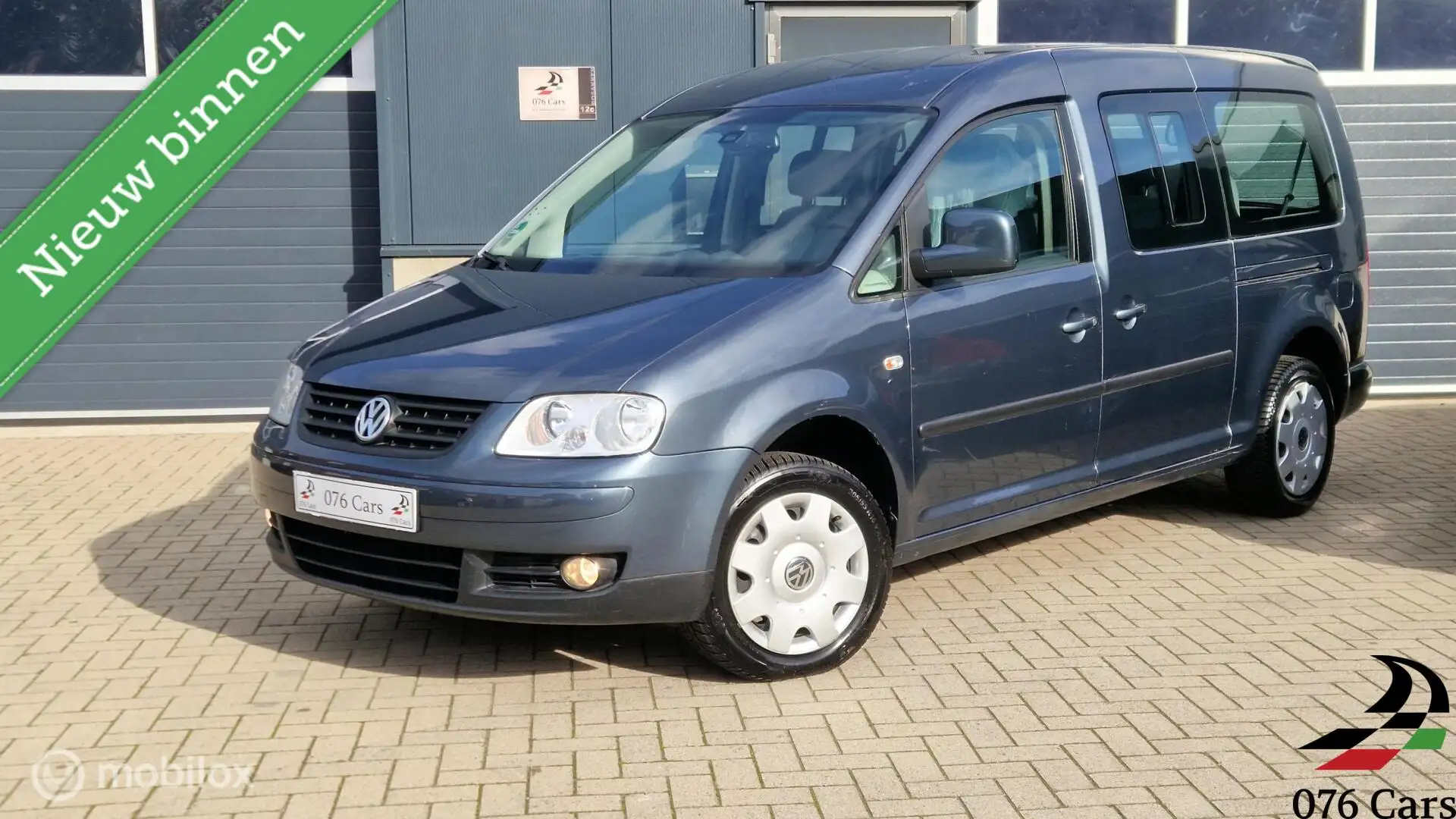 Volkswagen Caddy Maxi 1.6 7 PERSOONS TREKHAAK PARKEERSENSOREN Grijs - 1