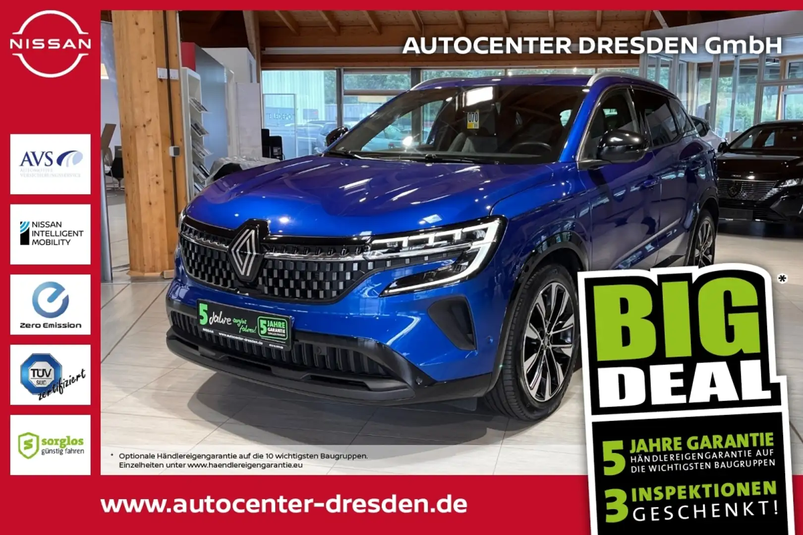Renault Austral 1.2 E-TECH Full 200 Techno ACC Navi Kam Blauw - 1