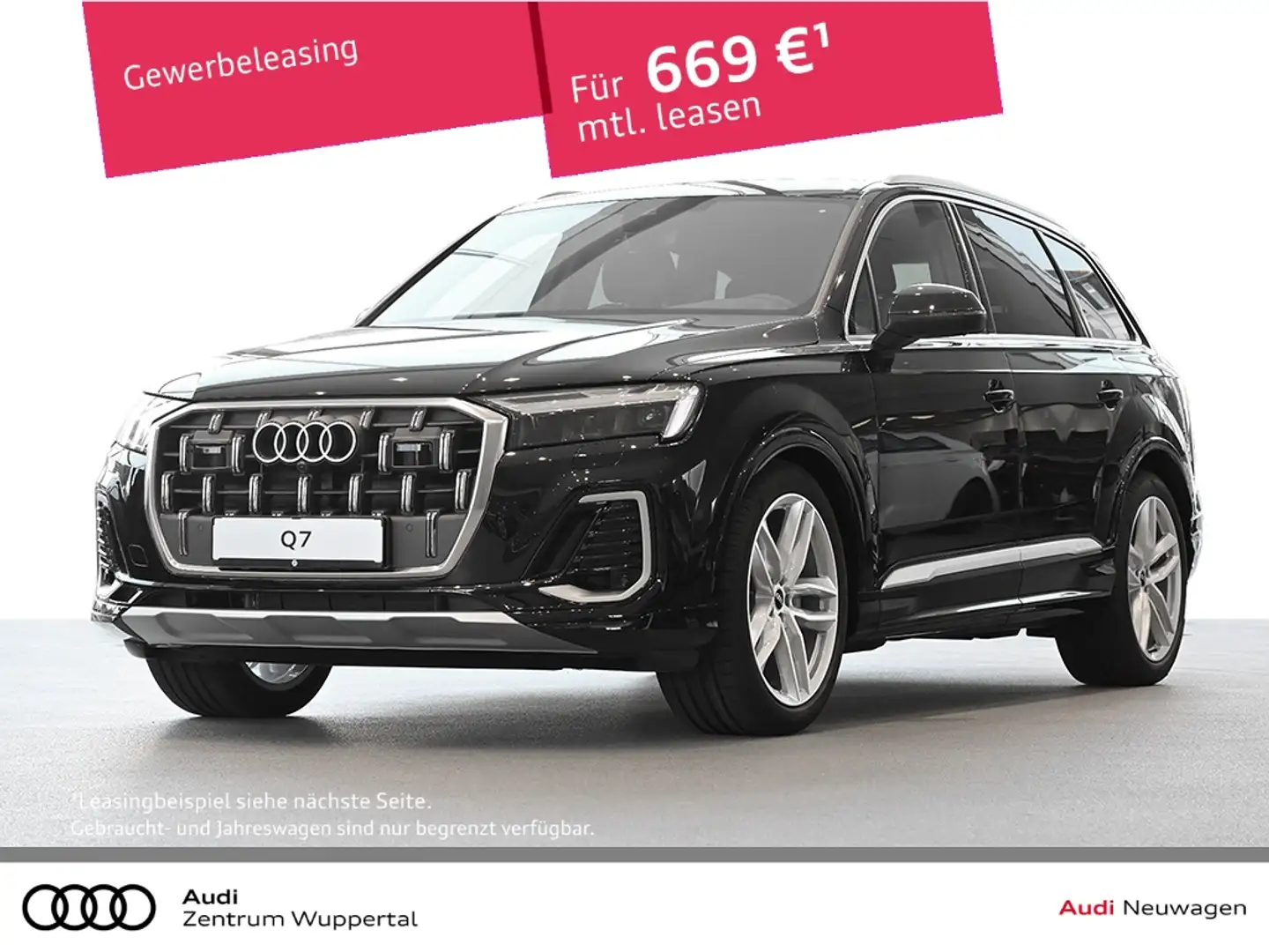 Audi Q7 45 TDI S LINE AHK KAMERA LUFTFAHRWERK MATRIX LED M Schwarz - 1