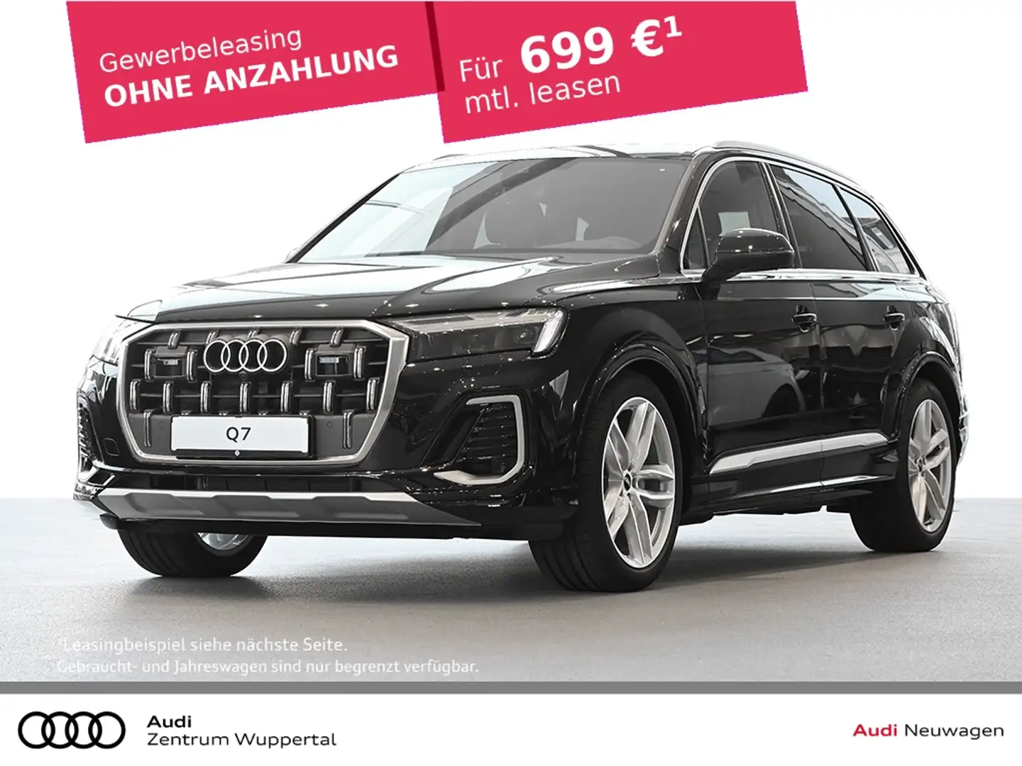 Audi Q7 45 TDI S line quattro Sportpaket Luftfederung Nive Schwarz - 1