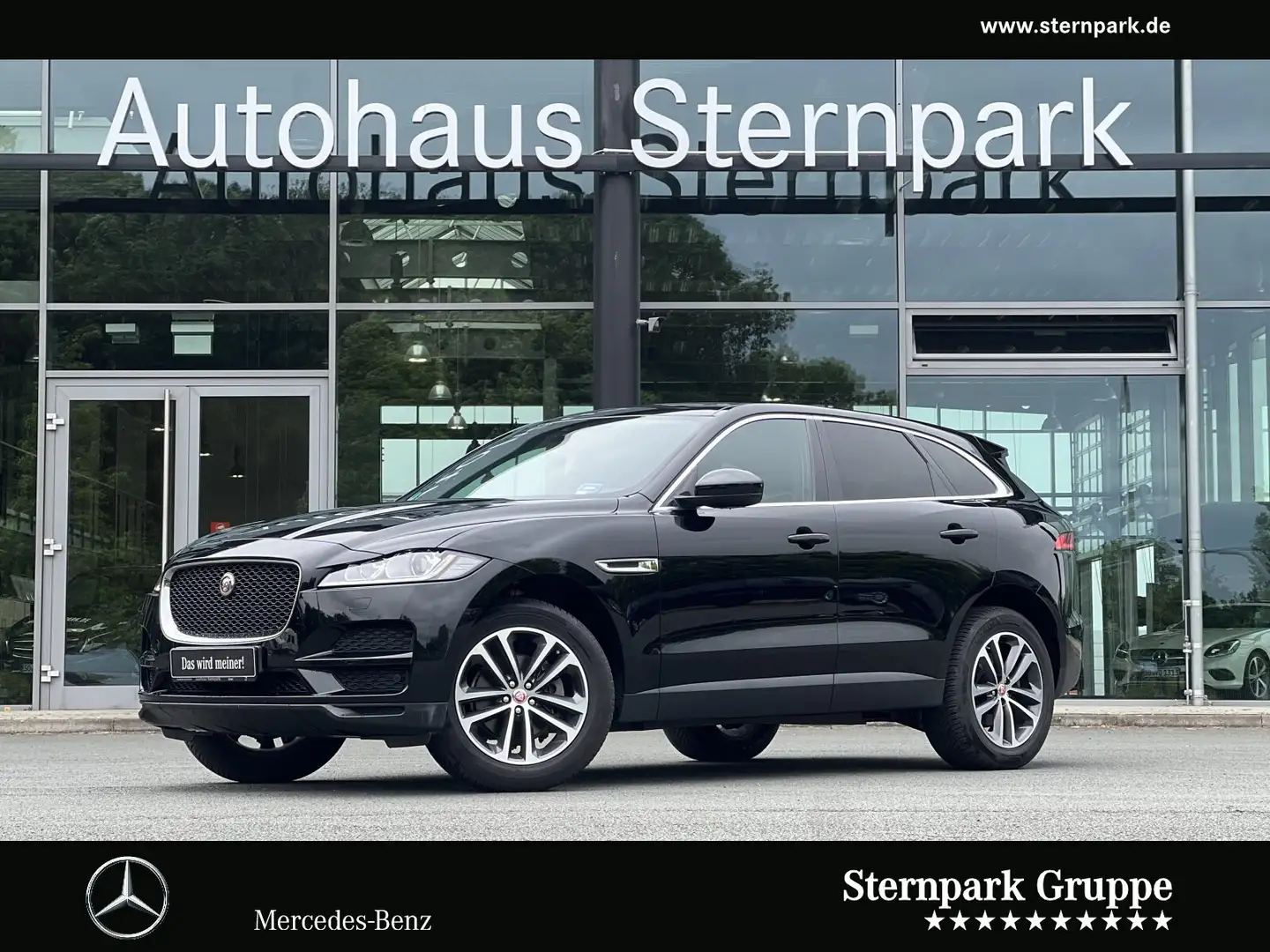 Jaguar F-Pace F-PACE 25d Prestige ILS/RFK/ACC/AHK/Schiebedach Zwart - 1